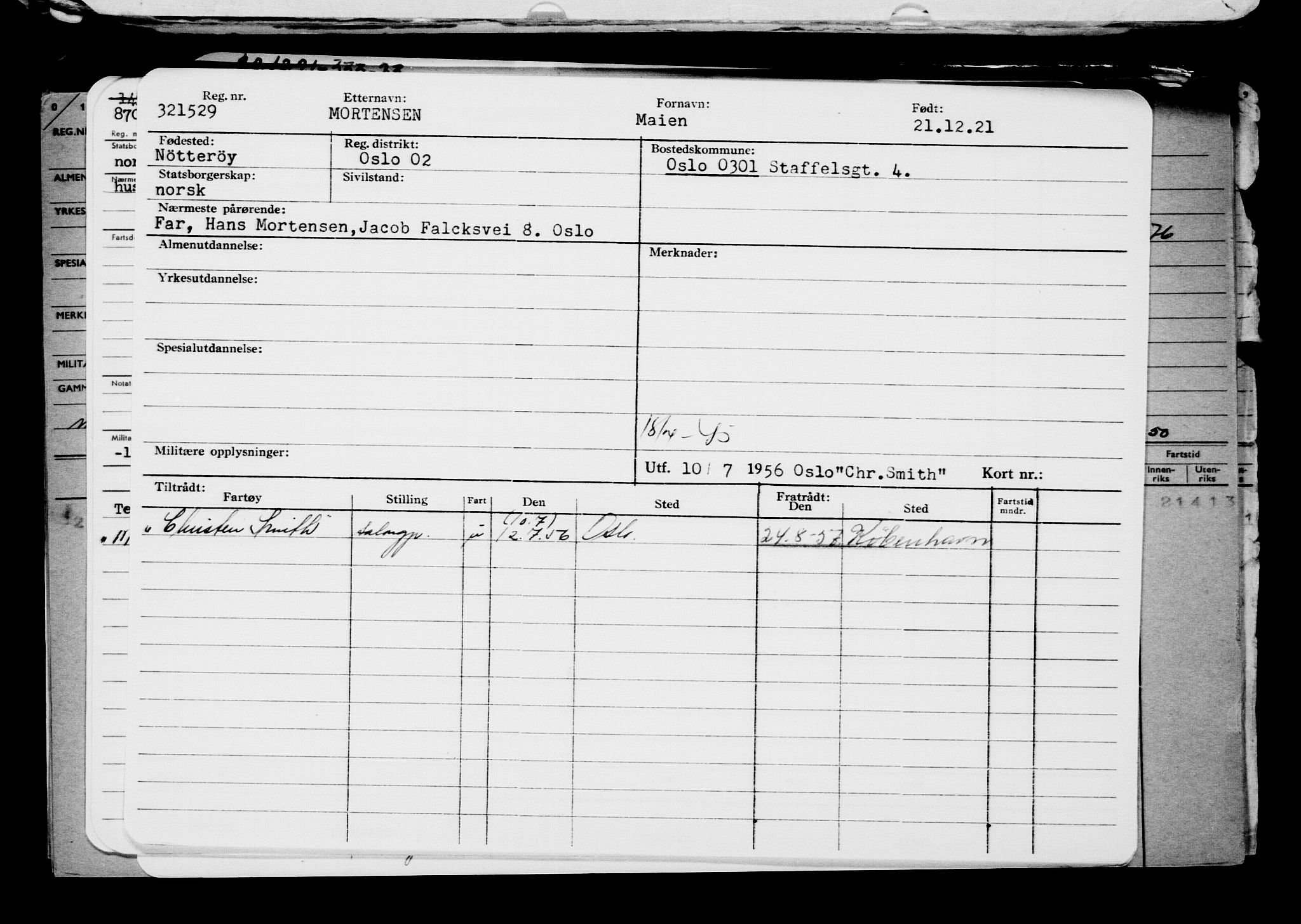 Direktoratet for sjømenn, AV/RA-S-3545/G/Gb/L0201: Hovedkort, 1921-1922, p. 175