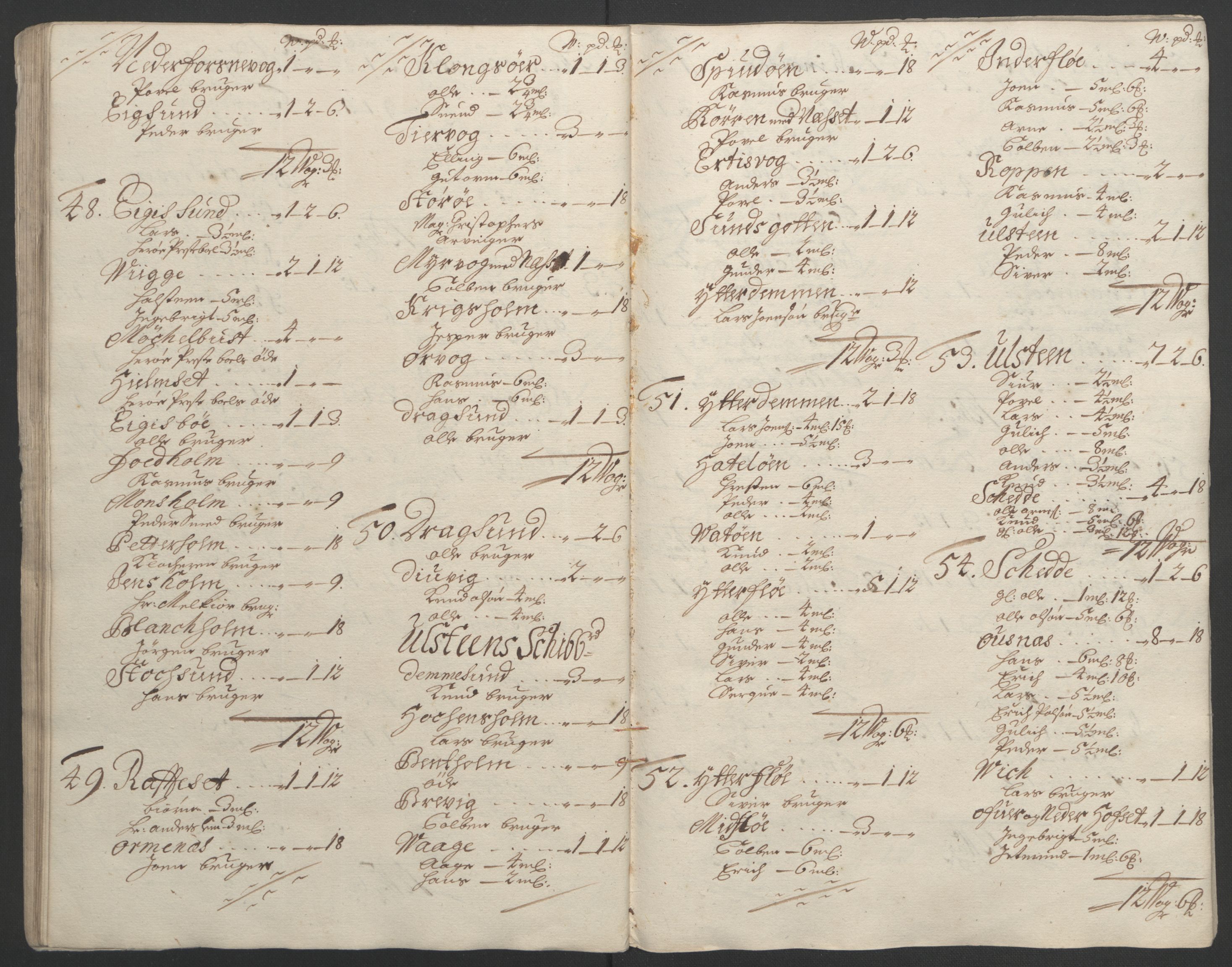 Rentekammeret inntil 1814, Reviderte regnskaper, Fogderegnskap, AV/RA-EA-4092/R54/L3555: Fogderegnskap Sunnmøre, 1694-1695, p. 233