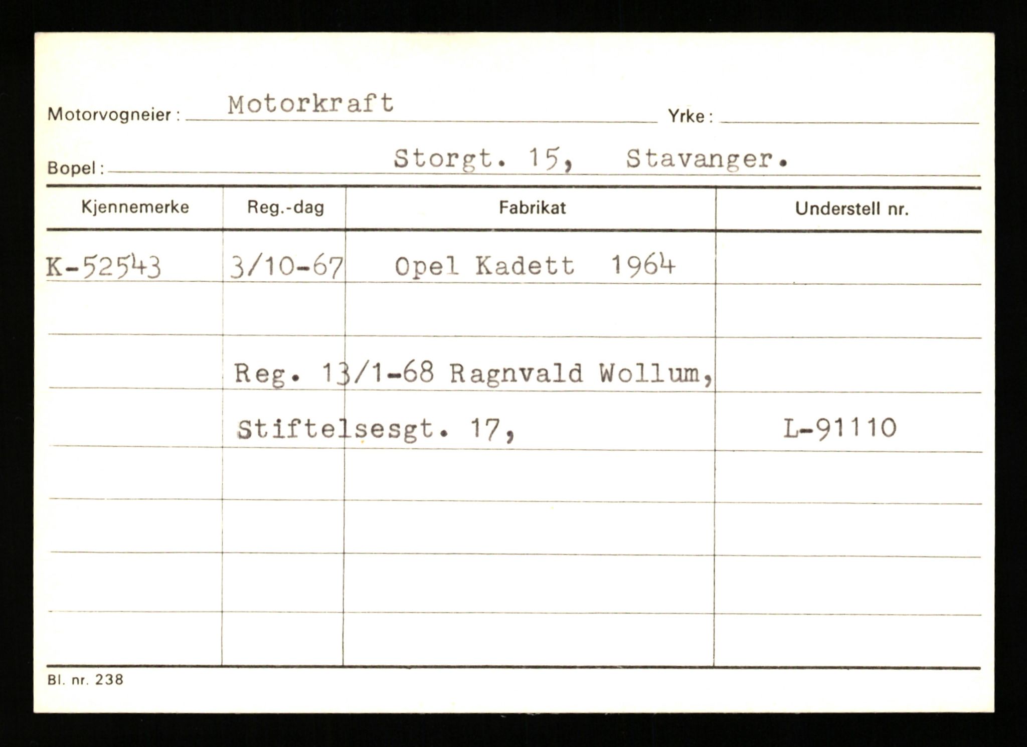 Stavanger trafikkstasjon, AV/SAST-A-101942/0/G/L0007: Registreringsnummer: 49019 - 67460, 1930-1971, p. 927