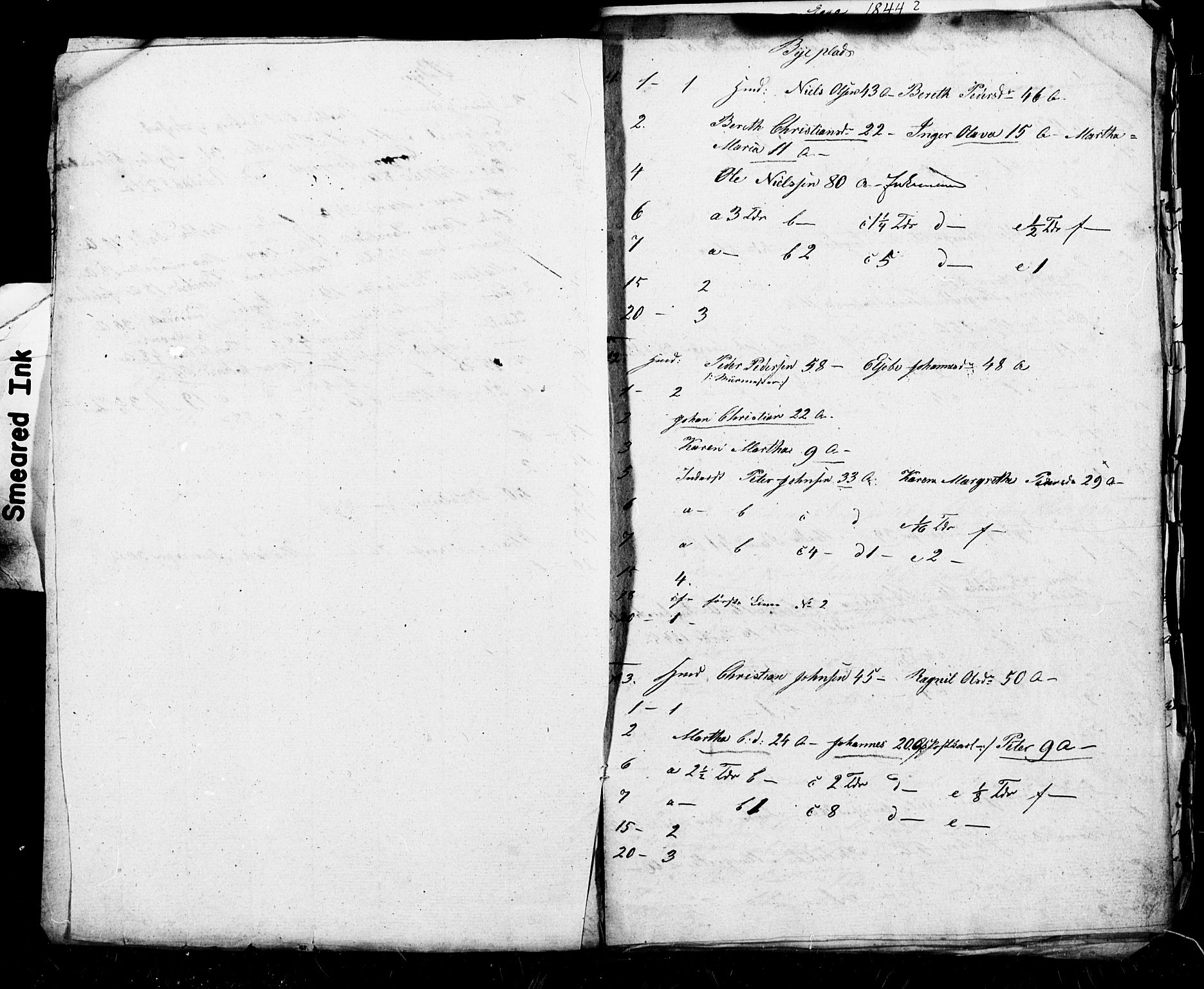 , Census 1845 for Stod, 1845, p. 4