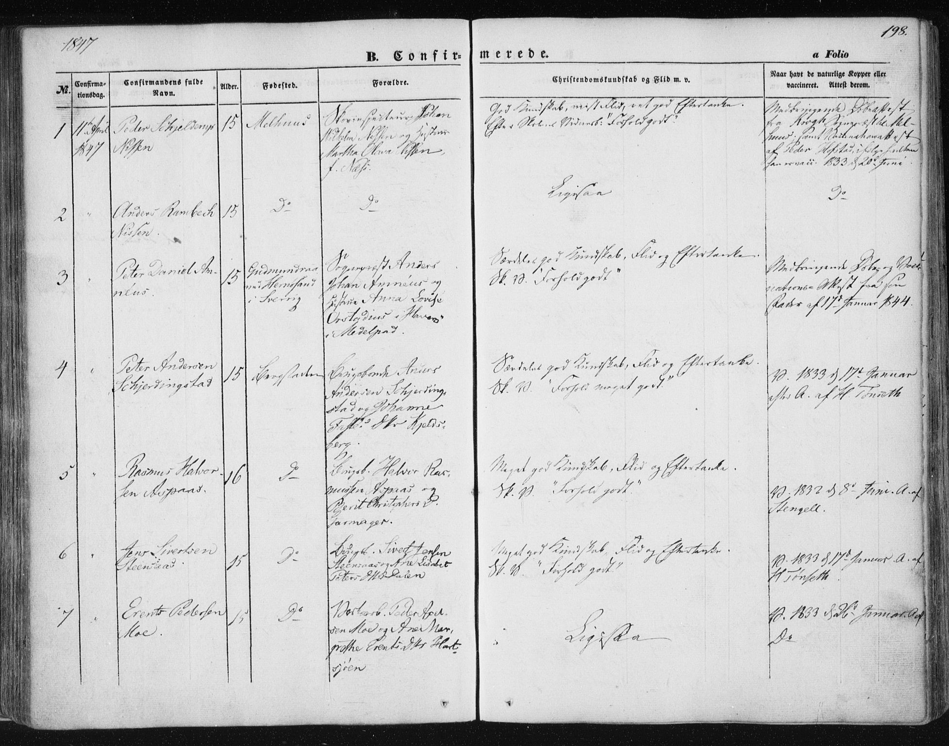 Ministerialprotokoller, klokkerbøker og fødselsregistre - Sør-Trøndelag, AV/SAT-A-1456/681/L0931: Parish register (official) no. 681A09, 1845-1859, p. 198