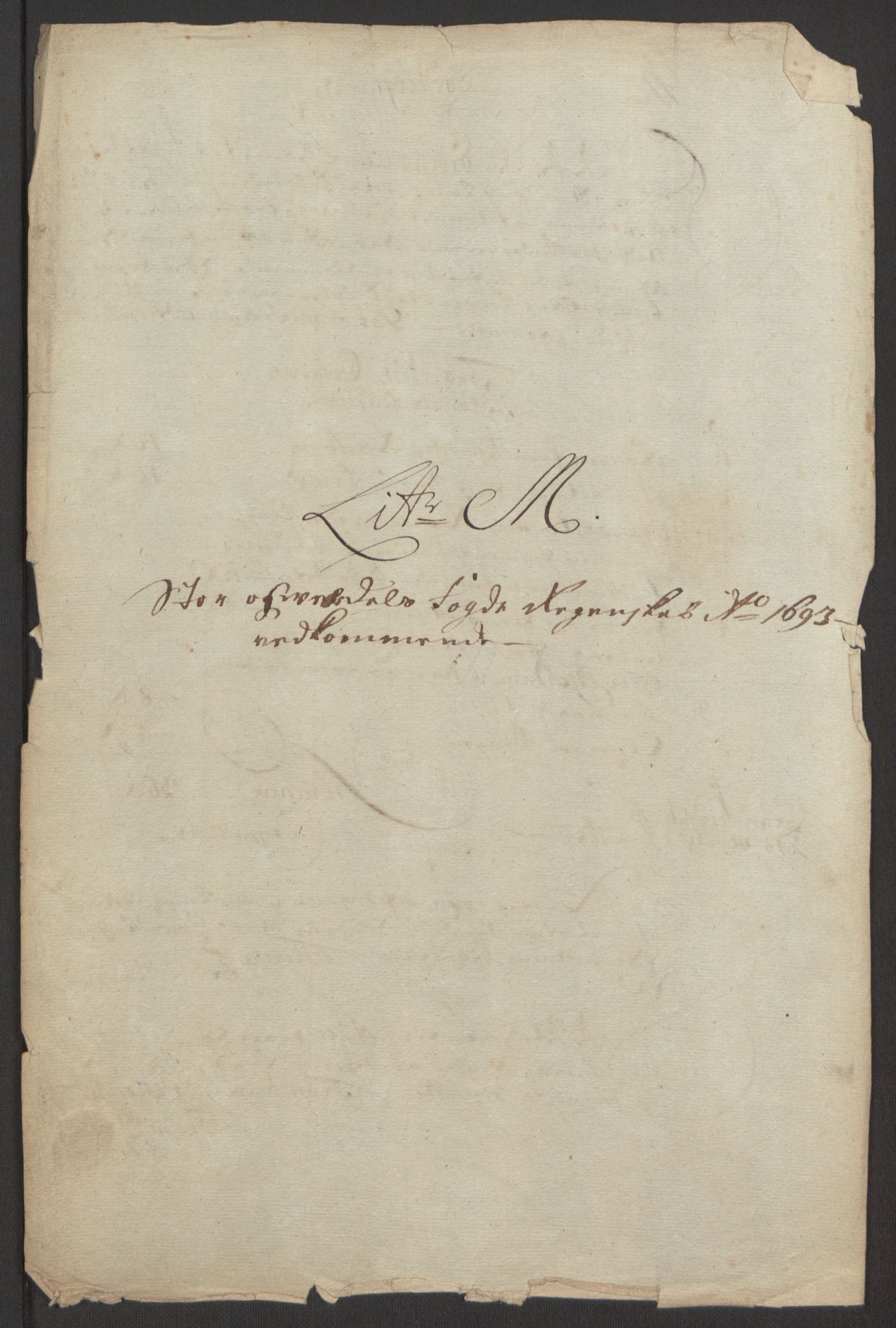 Rentekammeret inntil 1814, Reviderte regnskaper, Fogderegnskap, AV/RA-EA-4092/R62/L4186: Fogderegnskap Stjørdal og Verdal, 1693-1694, p. 134