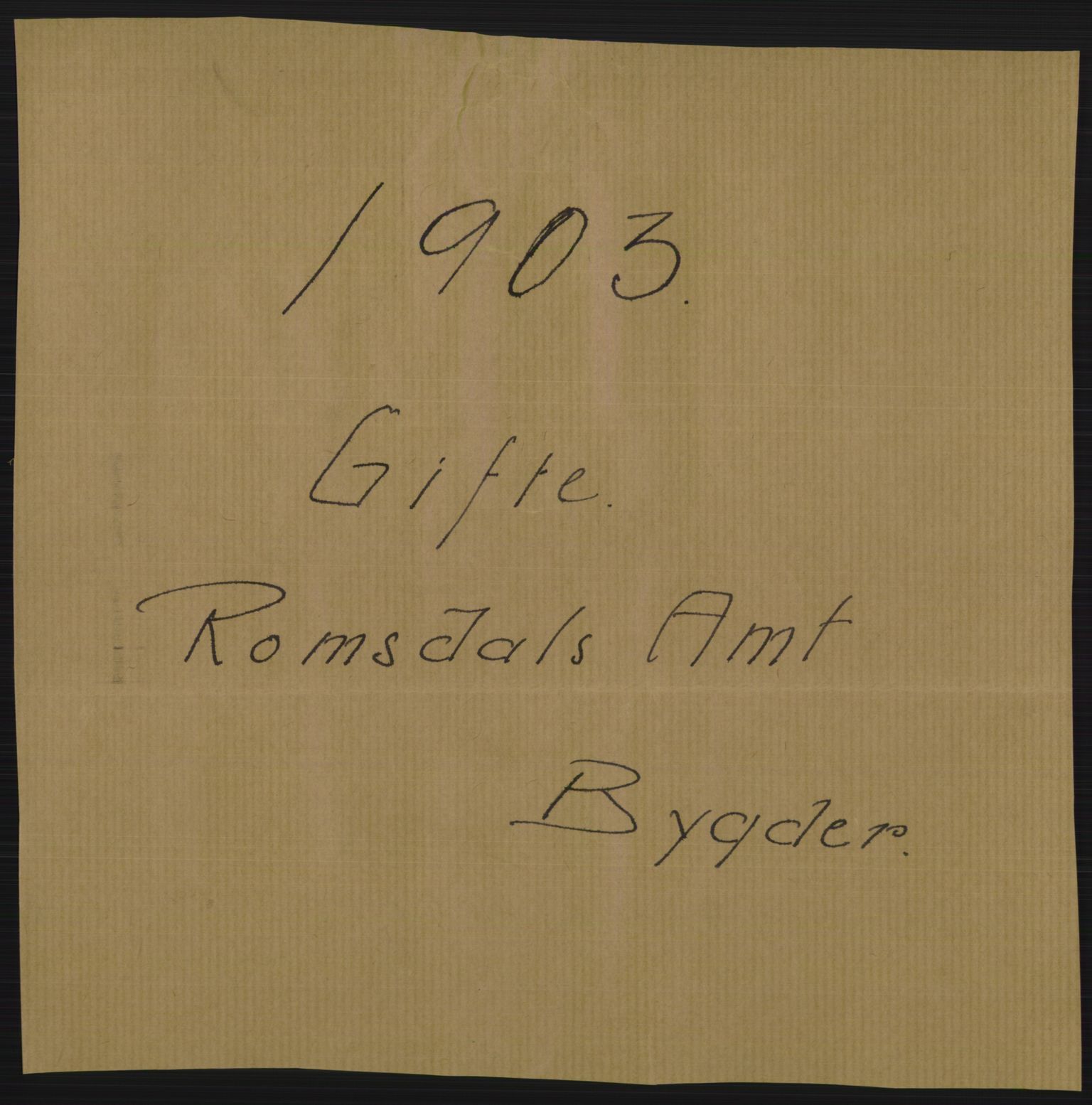 Statistisk sentralbyrå, Sosiodemografiske emner, Befolkning, AV/RA-S-2228/D/Df/Dfa/Dfaa/L0016: Romsdal amt: Fødte, gifte, døde., 1903, p. 545