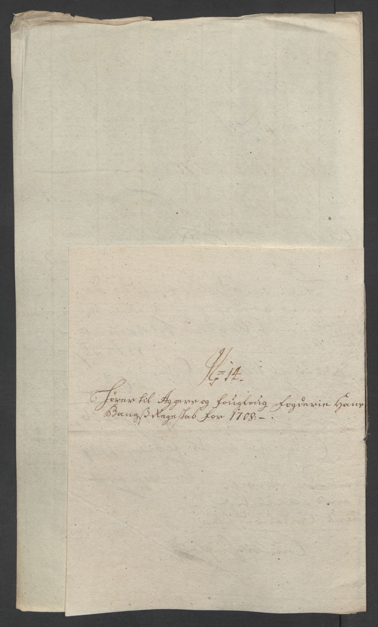 Rentekammeret inntil 1814, Reviderte regnskaper, Fogderegnskap, AV/RA-EA-4092/R10/L0447: Fogderegnskap Aker og Follo, 1707-1709, p. 352