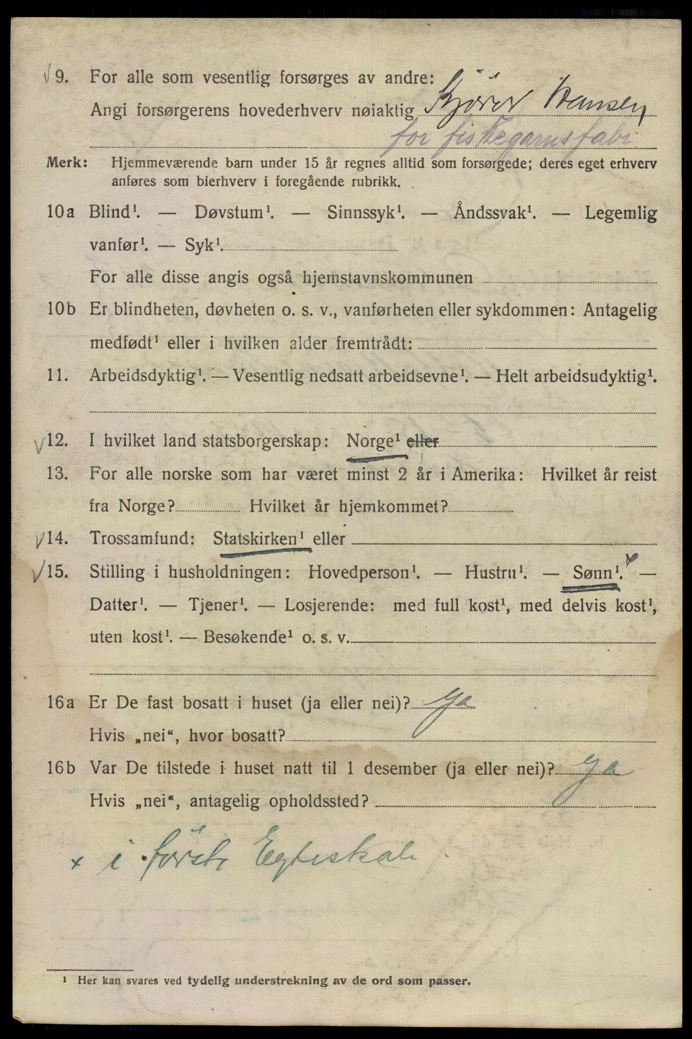 SAO, 1920 census for Kristiania, 1920, p. 206864