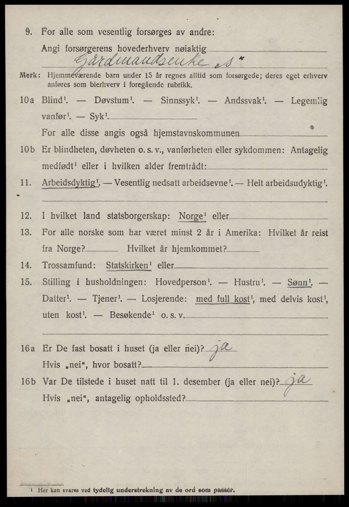 SAT, 1920 census for Surnadal, 1920, p. 6366