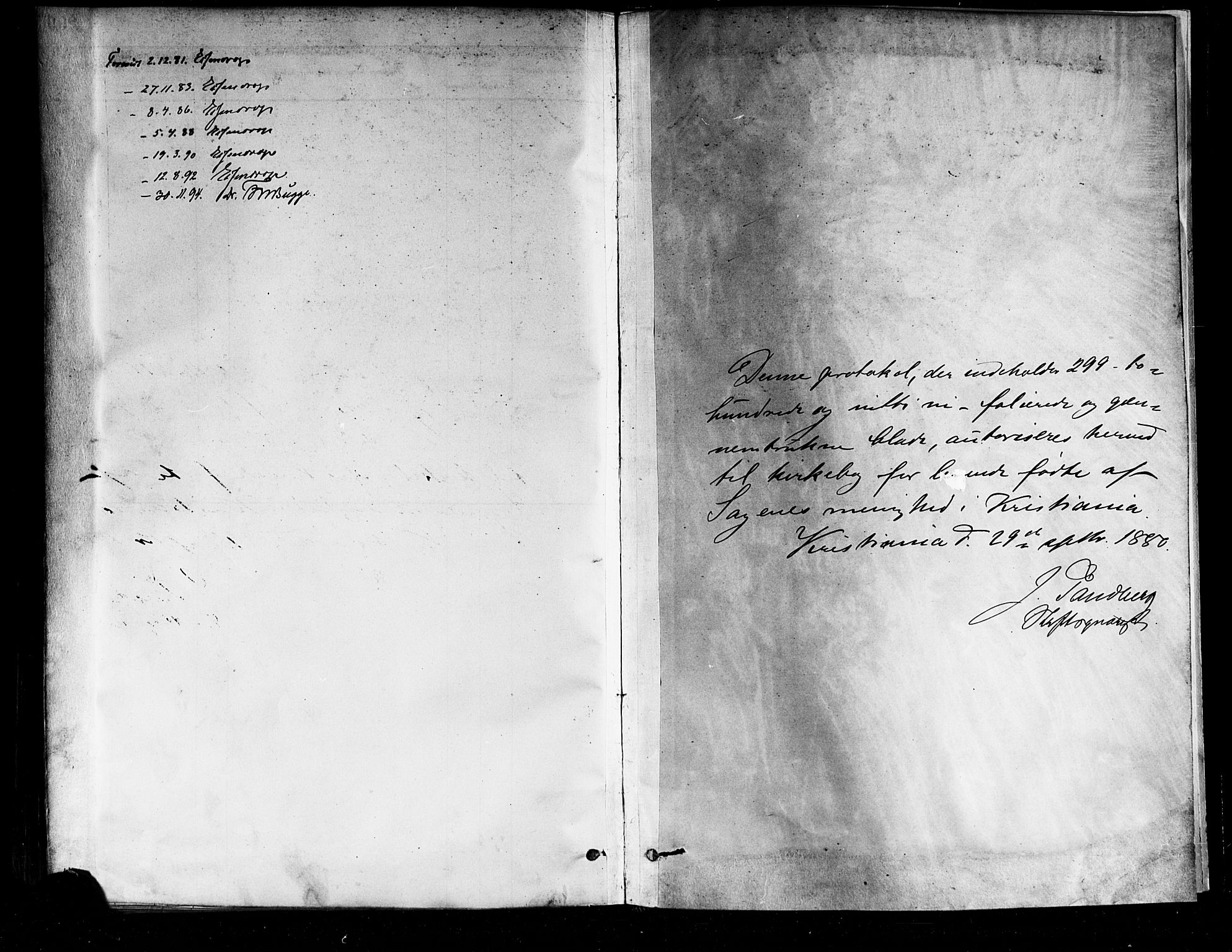 Sagene prestekontor Kirkebøker, SAO/A-10796/F/L0001: Parish register (official) no. 1, 1880-1893