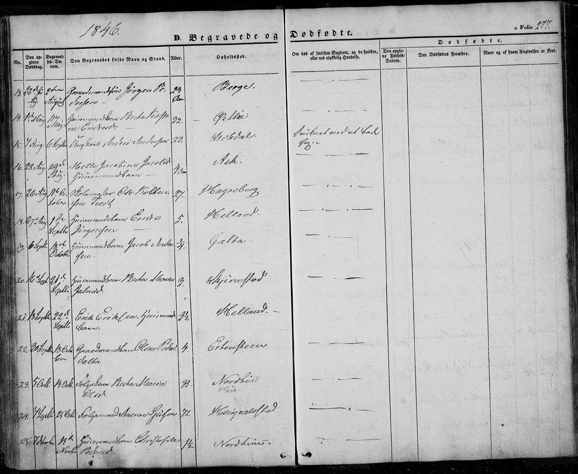 Rennesøy sokneprestkontor, SAST/A -101827/H/Ha/Haa/L0005: Parish register (official) no. A 5, 1838-1859, p. 277