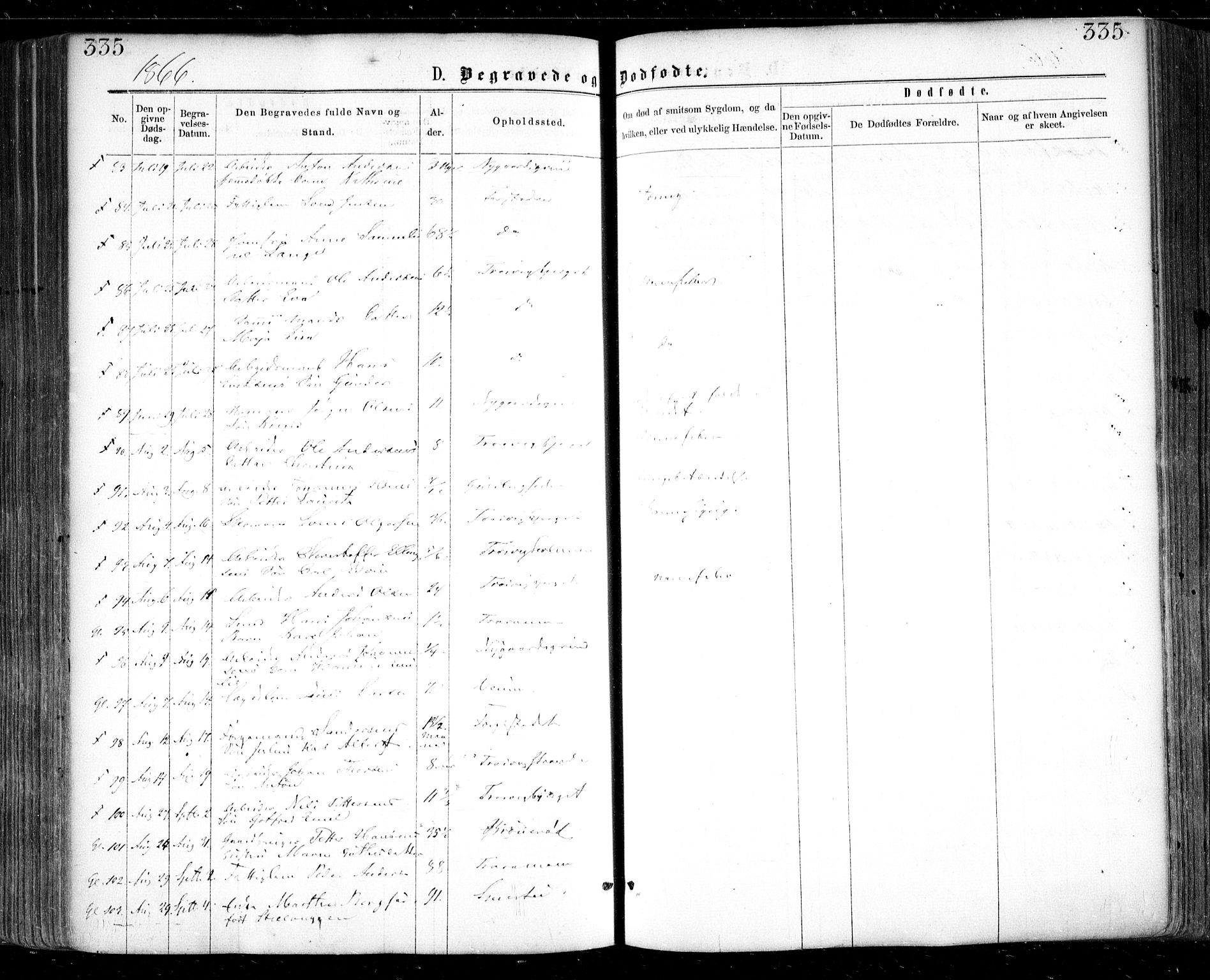 Glemmen prestekontor Kirkebøker, SAO/A-10908/F/Fa/L0008: Parish register (official) no. 8, 1862-1871, p. 335