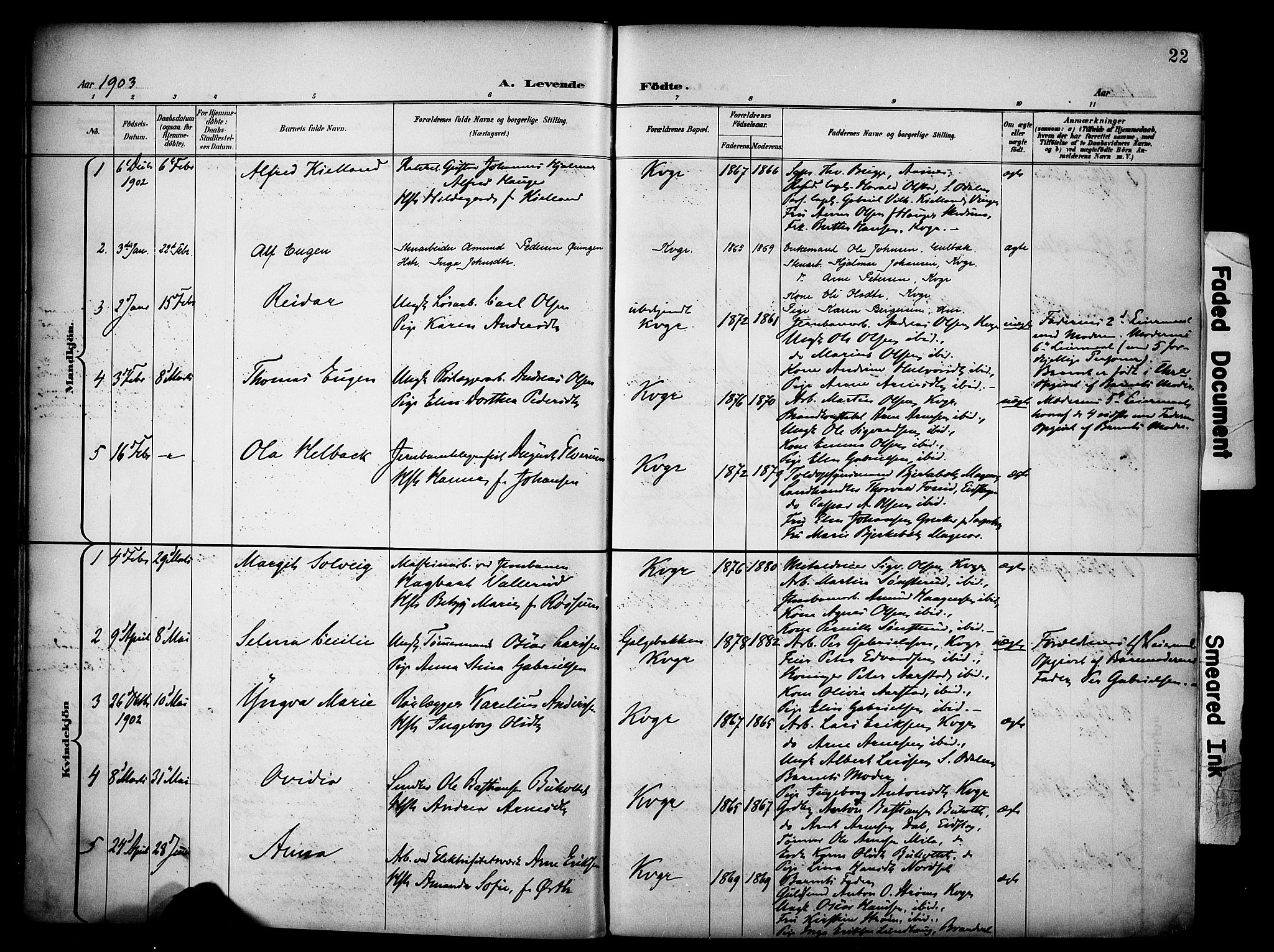 Vinger prestekontor, AV/SAH-PREST-024/H/Ha/Haa/L0016: Parish register (official) no. 16, 1898-1920, p. 22