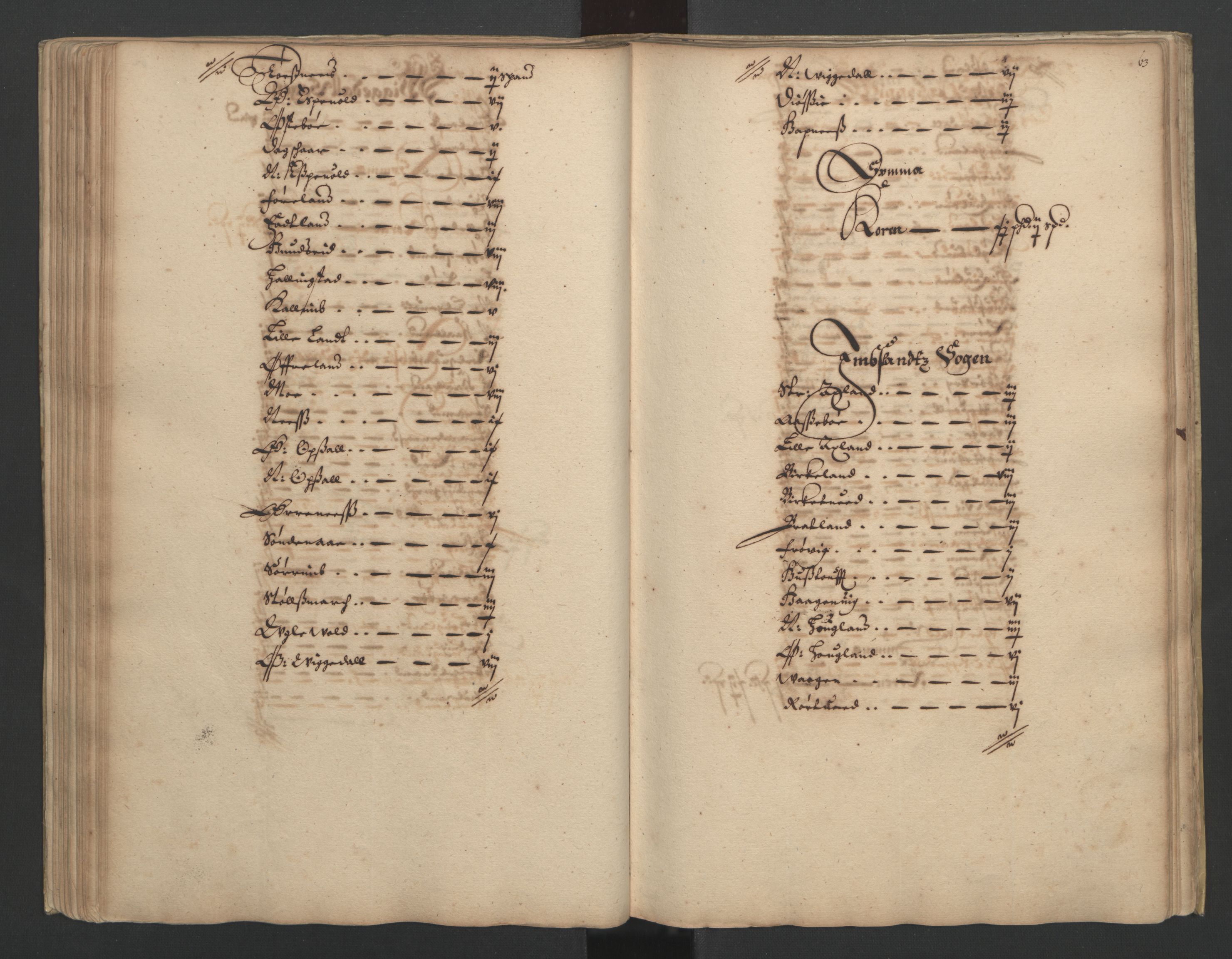 Rentekammeret inntil 1814, Realistisk ordnet avdeling, AV/RA-EA-4070/L/L0023/0002: Stavanger lagdømme: / [B]: Kronens jordebok., 1661, p. 62b-63a