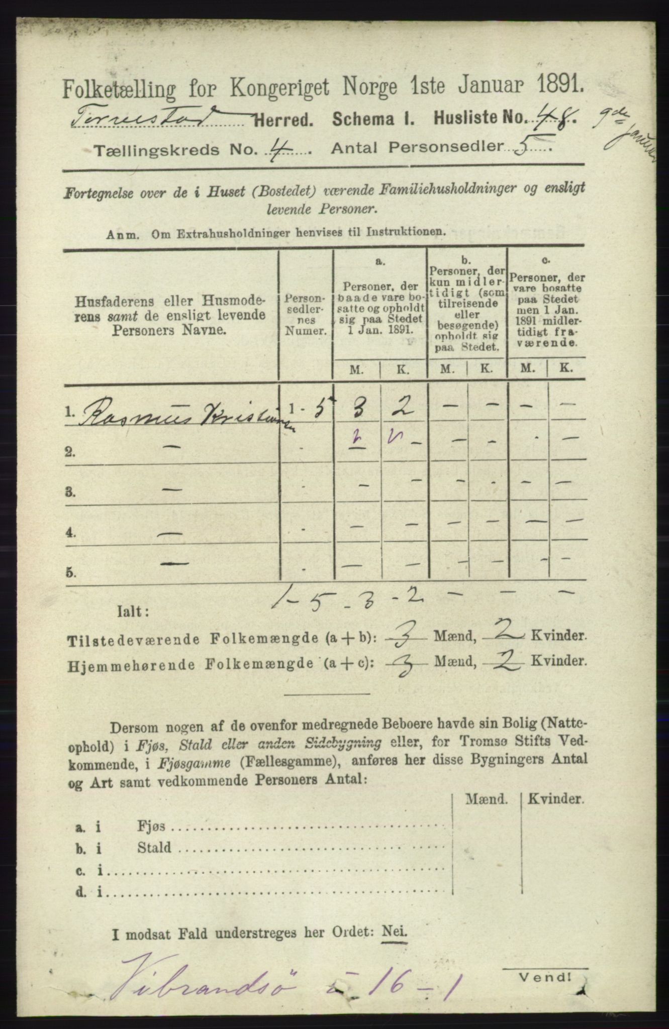 RA, 1891 census for 1152 Torvastad, 1891, p. 1469