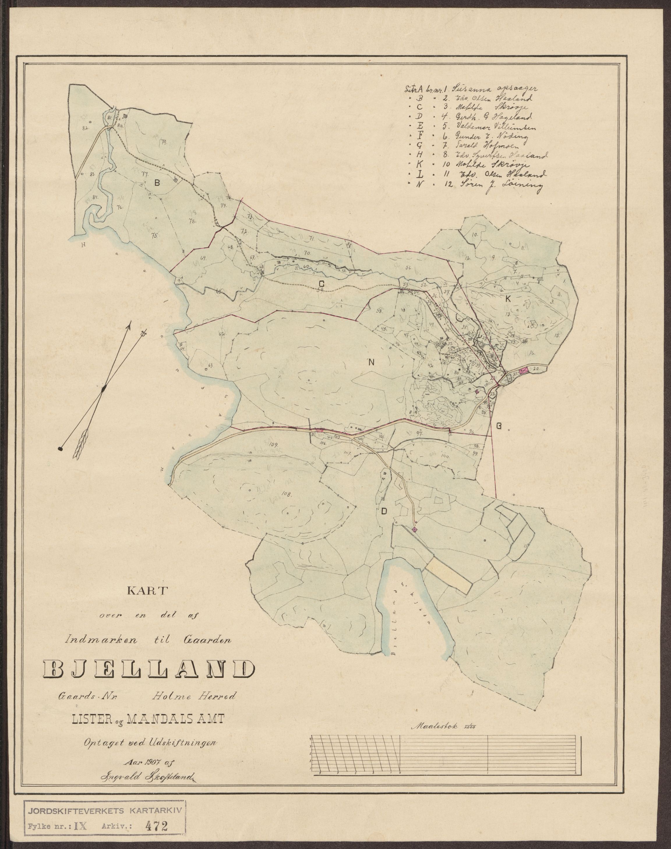 Jordskifteverkets kartarkiv, RA/S-3929/T, 1859-1988, p. 531