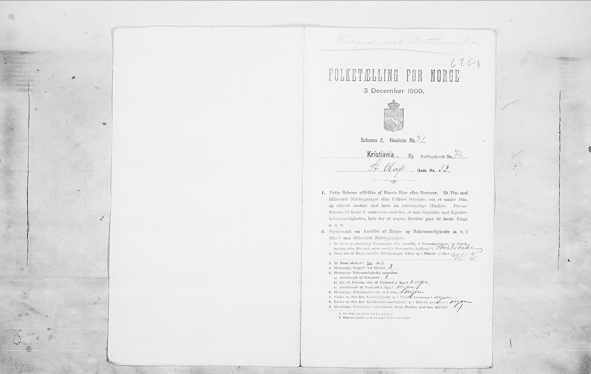 SAO, 1900 census for Kristiania, 1900, p. 90104