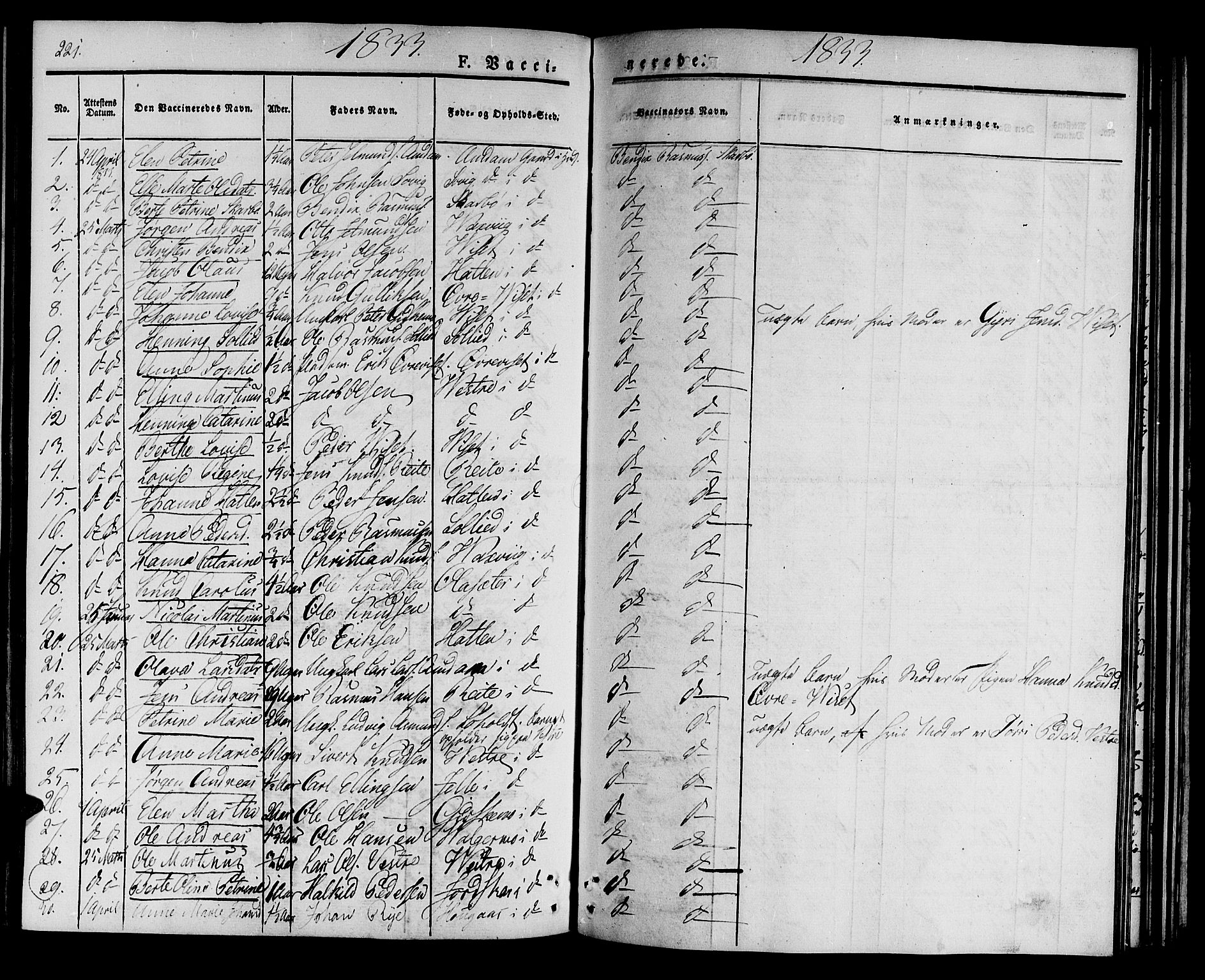 Ministerialprotokoller, klokkerbøker og fødselsregistre - Møre og Romsdal, SAT/A-1454/522/L0311: Parish register (official) no. 522A06, 1832-1842, p. 221