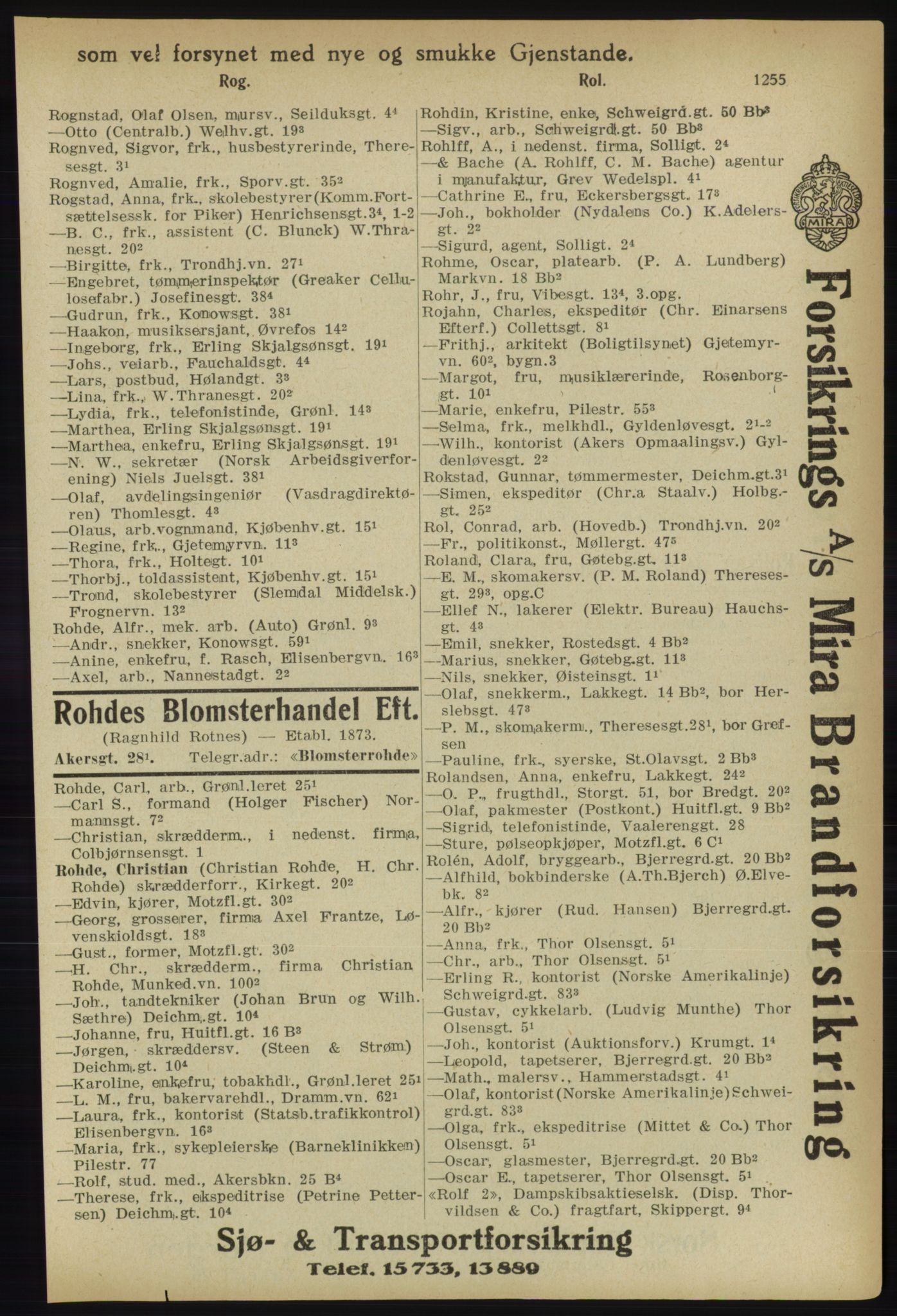 Kristiania/Oslo adressebok, PUBL/-, 1918, p. 1280