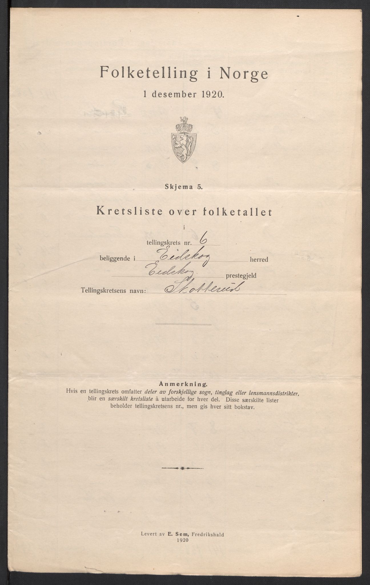 SAH, 1920 census for Eidskog, 1920, p. 28