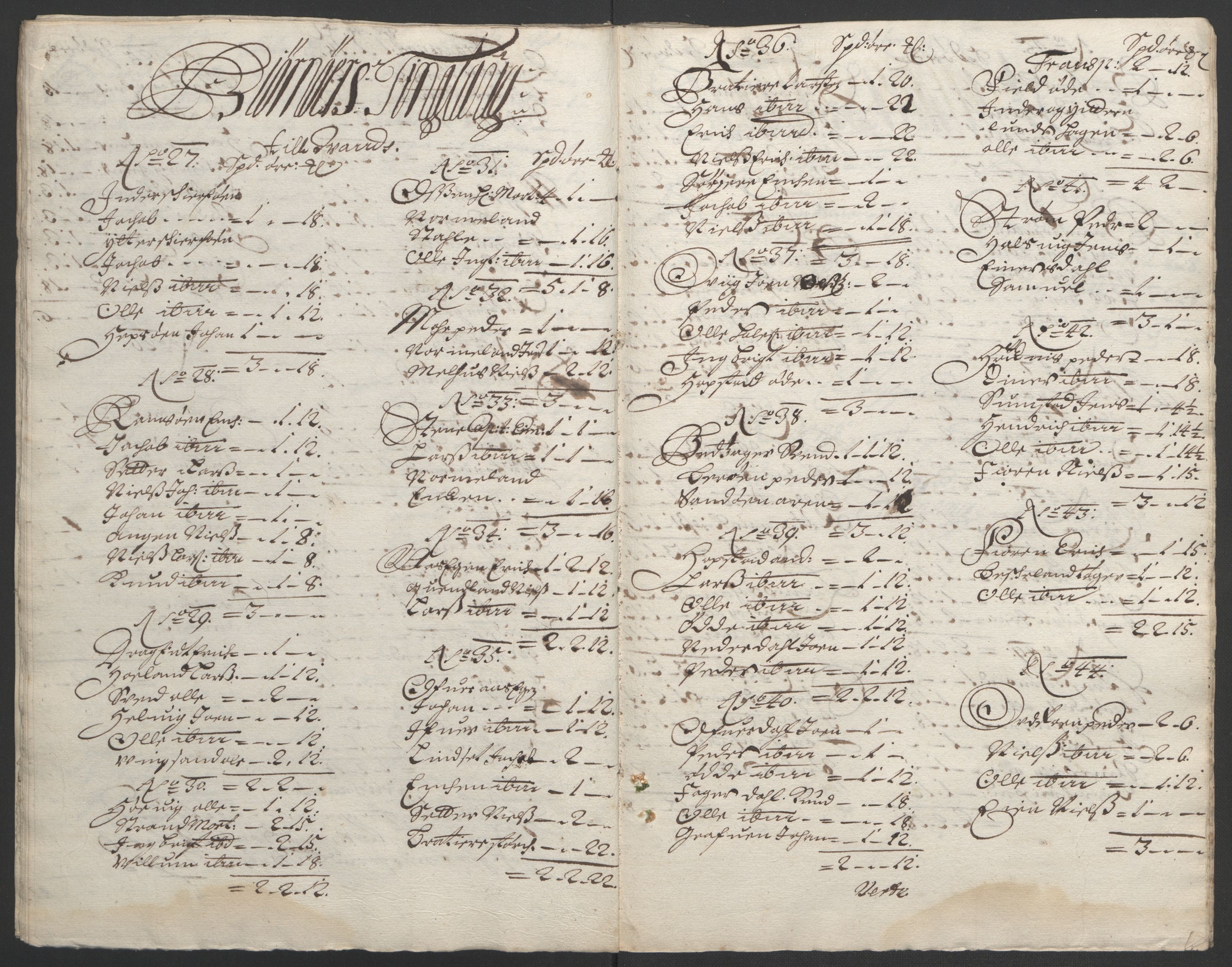 Rentekammeret inntil 1814, Reviderte regnskaper, Fogderegnskap, AV/RA-EA-4092/R57/L3849: Fogderegnskap Fosen, 1692-1693, p. 482