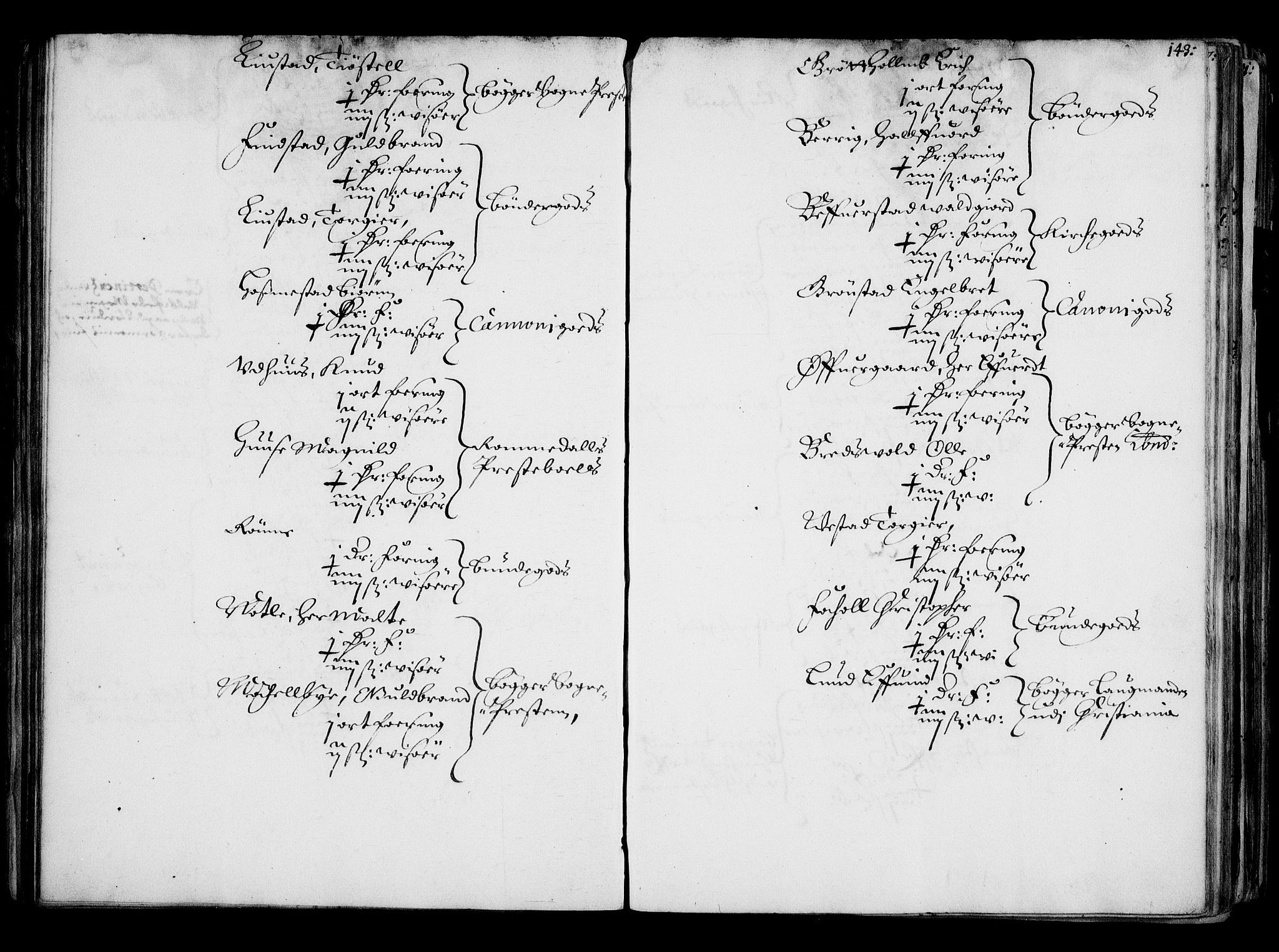 Rentekammeret inntil 1814, Realistisk ordnet avdeling, AV/RA-EA-4070/N/Na/L0001: [XI f]: Akershus stifts jordebok, 1652, p. 142b-143a