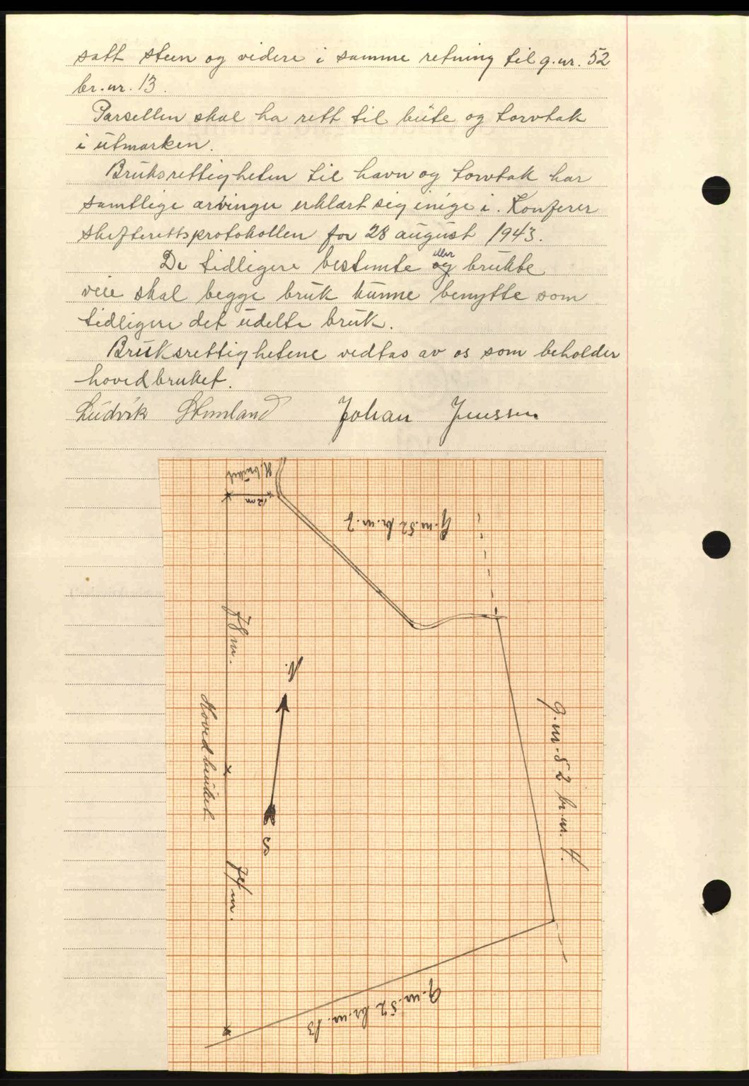 Salten sorenskriveri, AV/SAT-A-4578/1/2/2C: Mortgage book no. A14-15, 1943-1945, Diary no: : 1779/1943