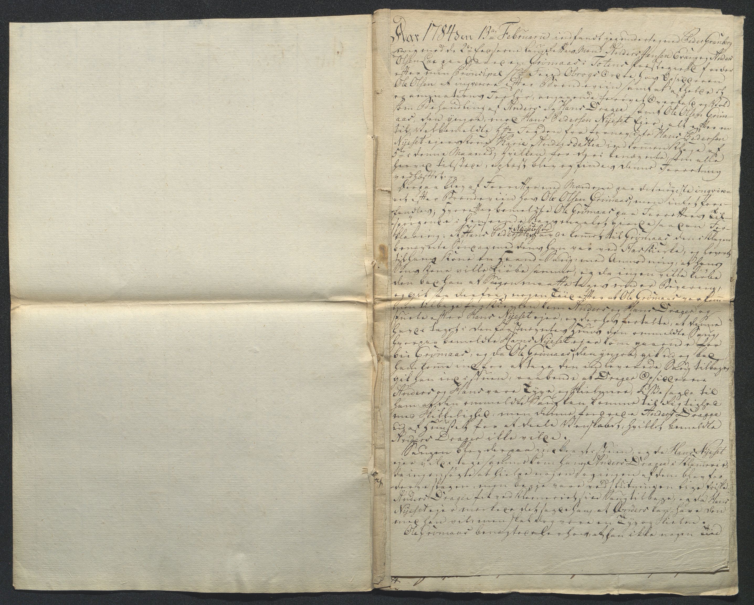 Fylkesmannen i Oppland, AV/SAH-FYO-002/1/D/Dl/L0509B: Brev fra fogden i Toten, 1785-1786, p. 101