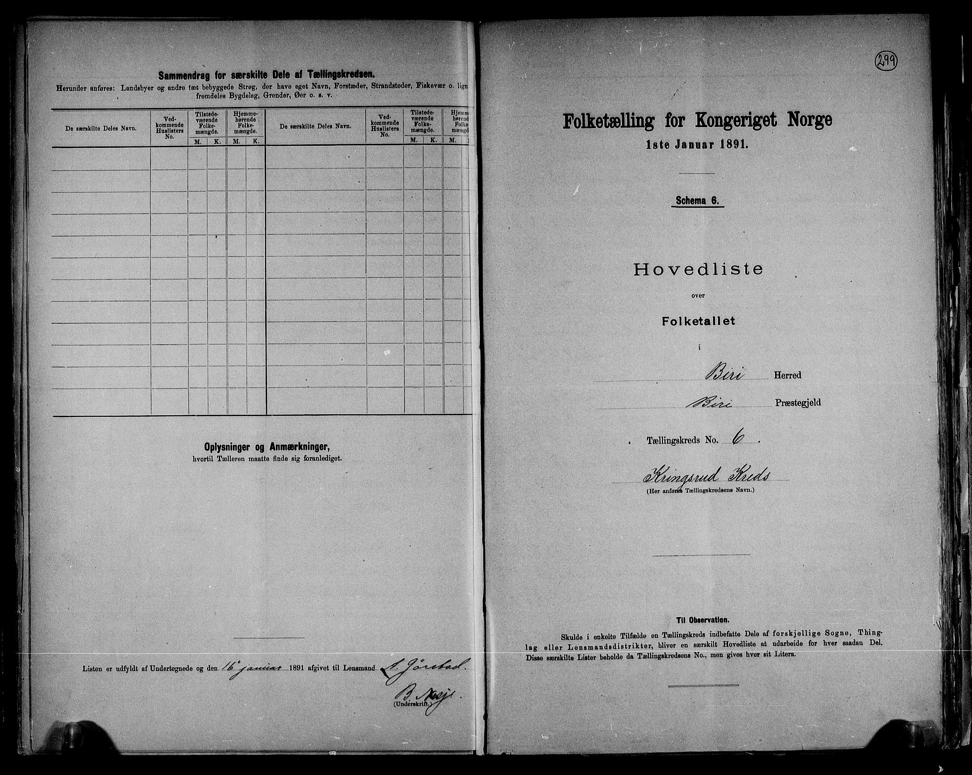 RA, 1891 census for 0525 Biri, 1891, p. 16