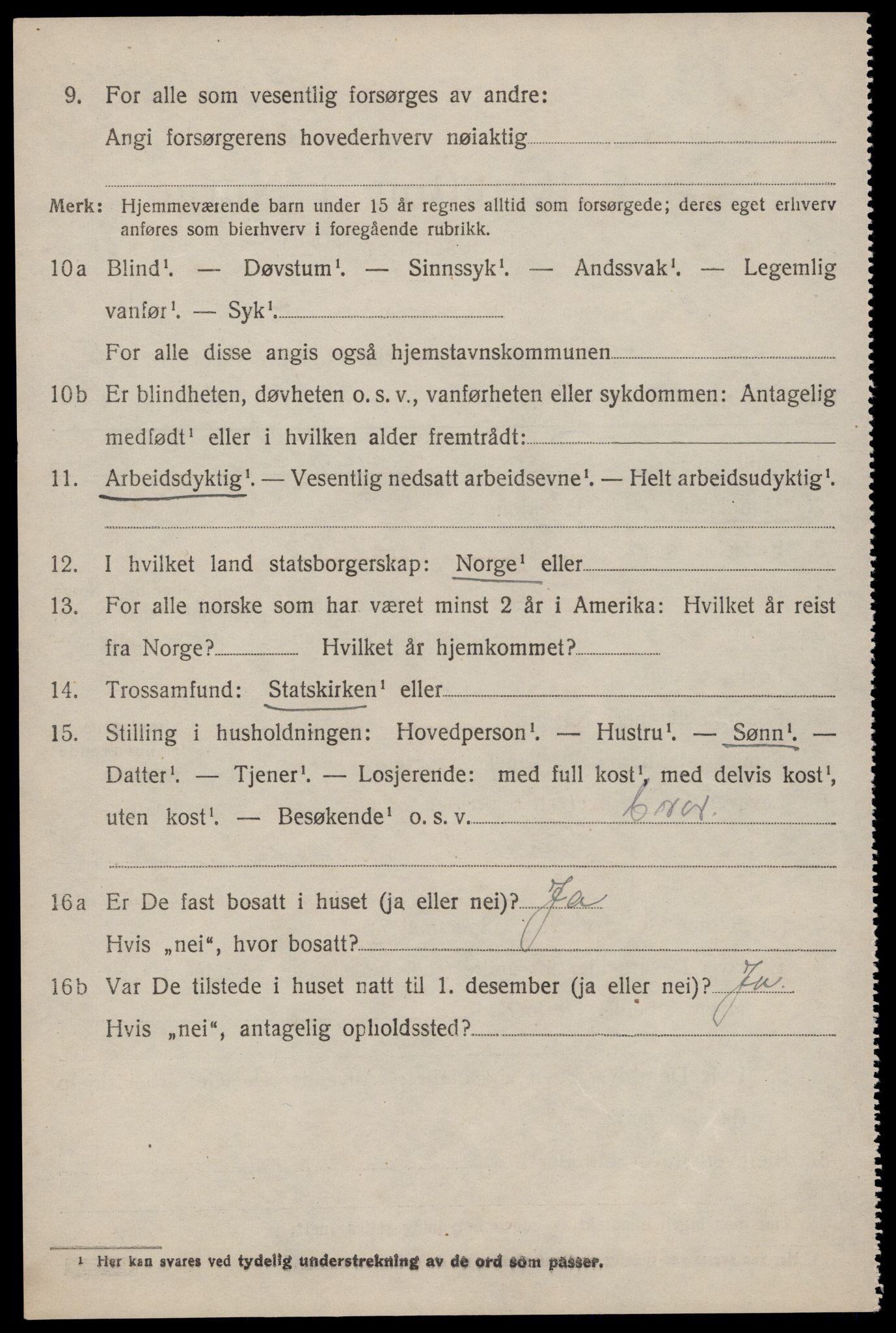 SAST, 1920 census for Nærbø, 1920, p. 3596