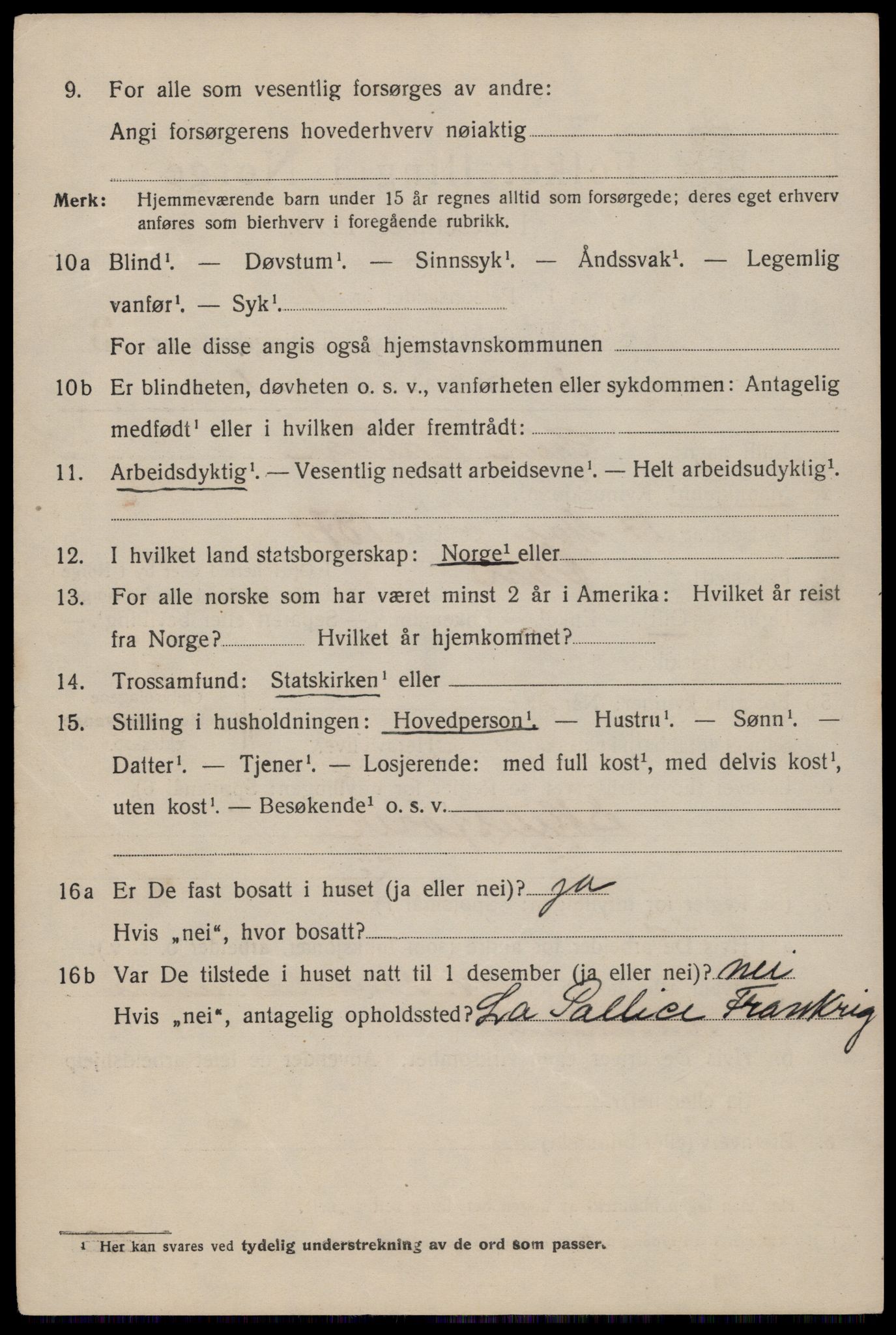 SAST, 1920 census for Haugesund, 1920, p. 14348