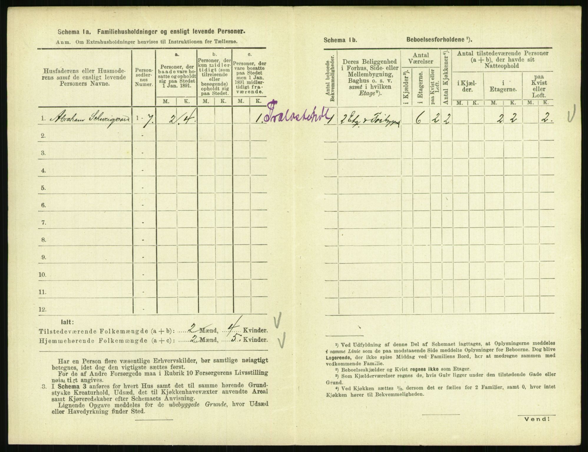 RA, 1891 census for 0801 Kragerø, 1891, p. 809