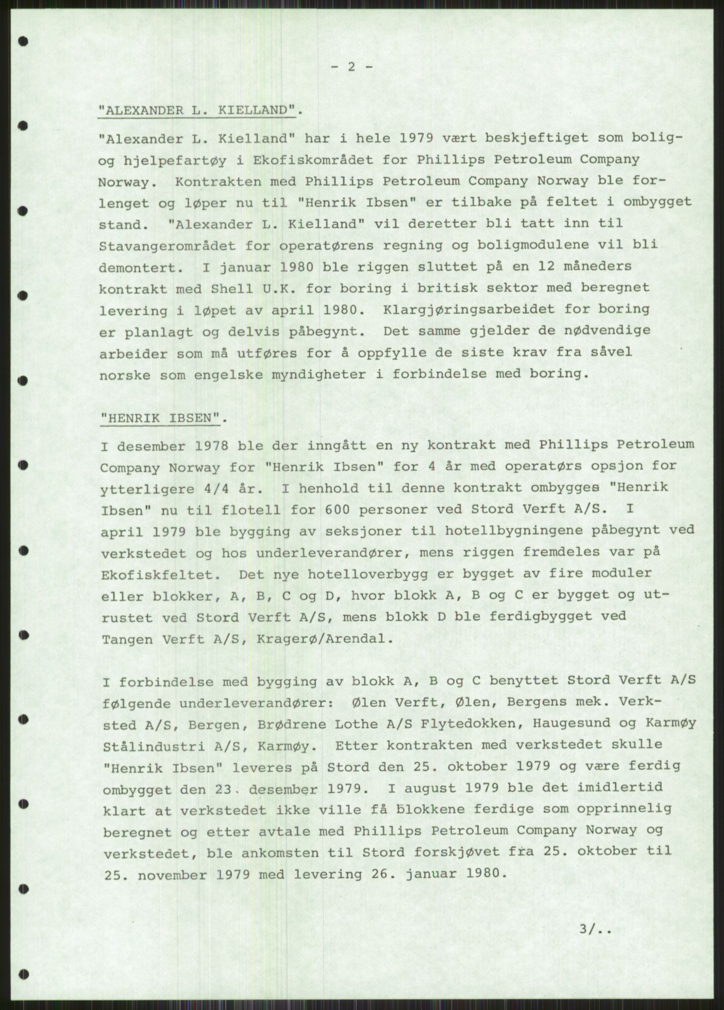 Pa 1503 - Stavanger Drilling AS, AV/SAST-A-101906/A/Ac/L0002: Årsberetninger, 1979-1982, p. 5