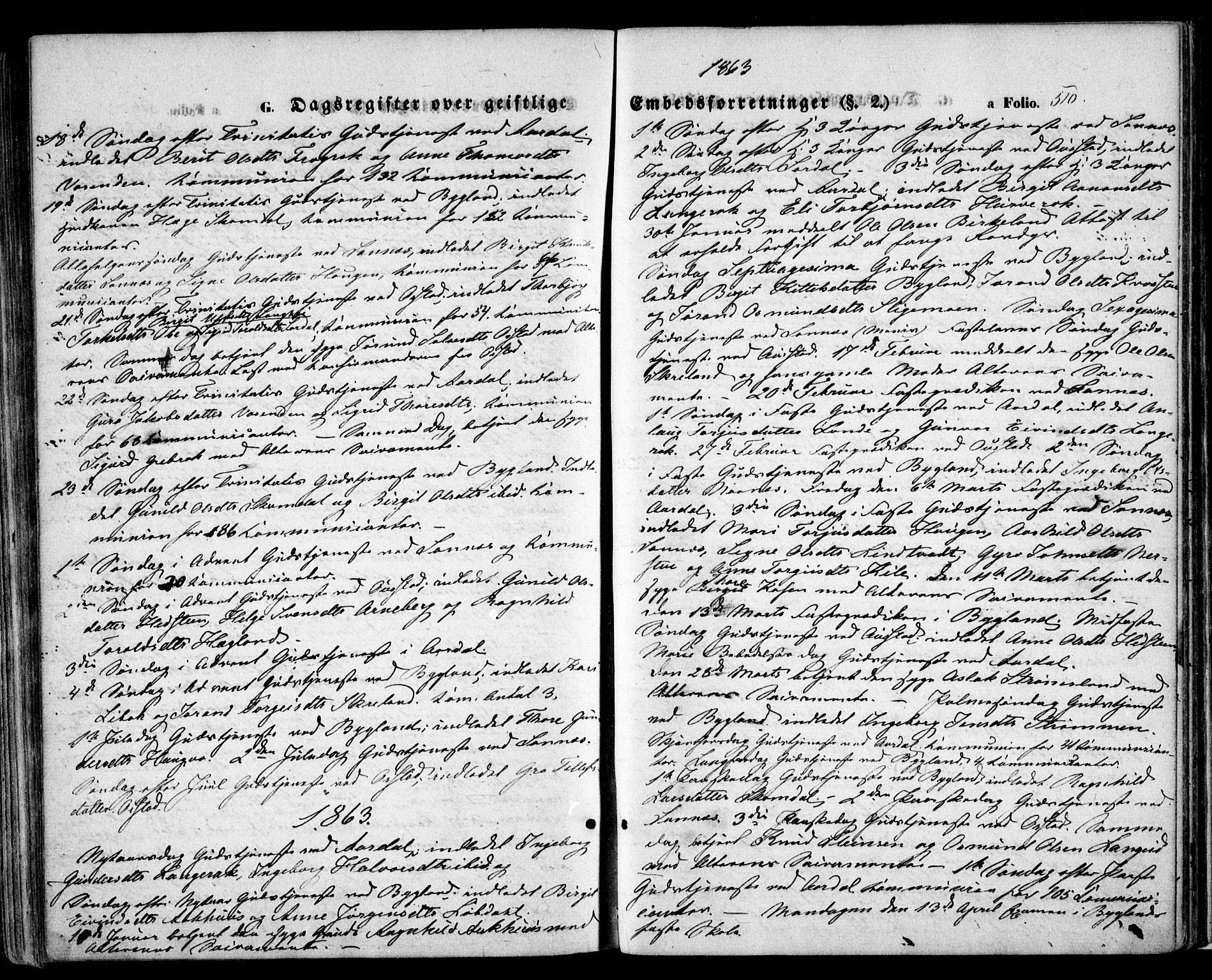 Bygland sokneprestkontor, SAK/1111-0006/F/Fa/Fab/L0005: Parish register (official) no. A 5, 1859-1873, p. 510
