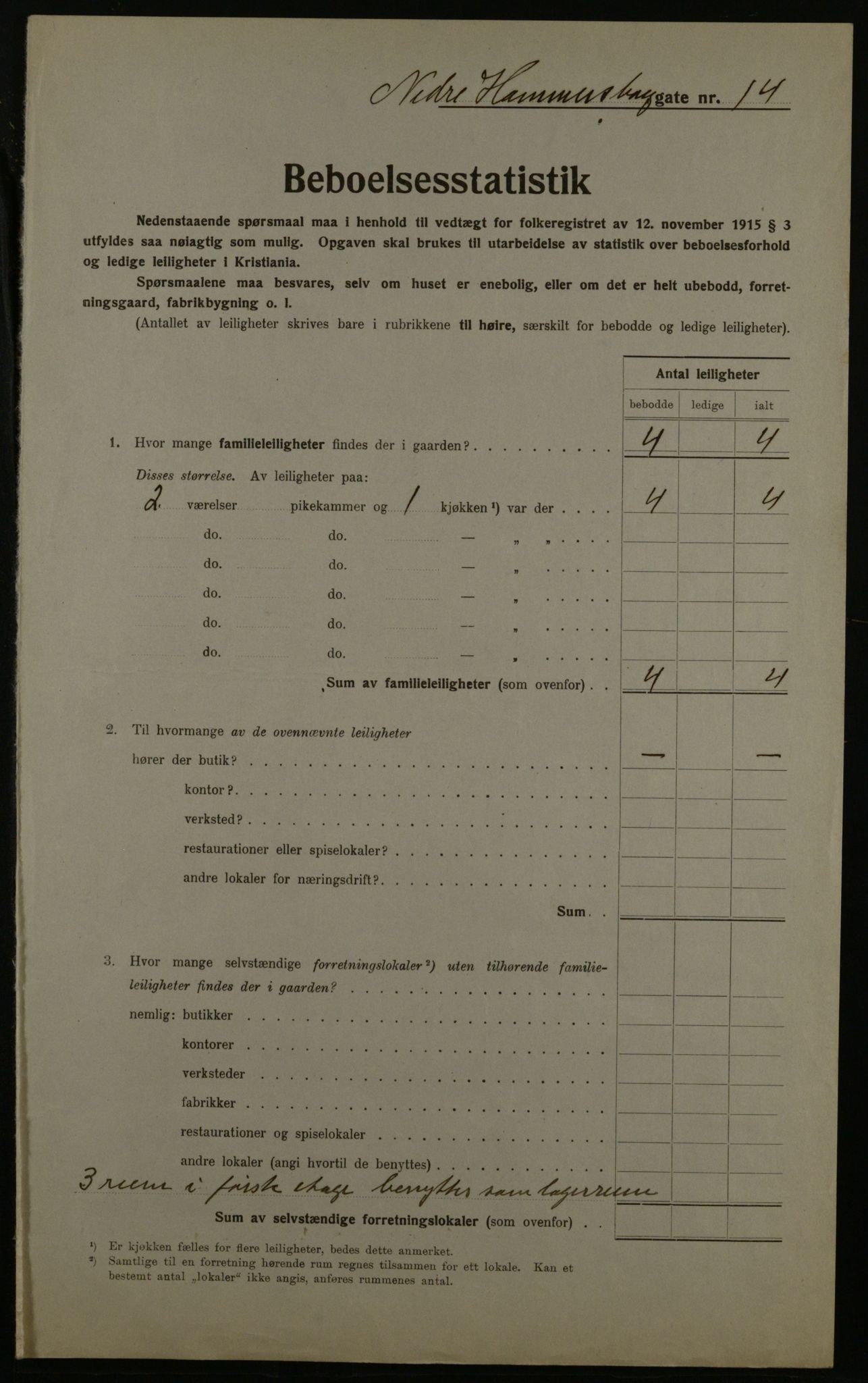 OBA, Municipal Census 1923 for Kristiania, 1923, p. 76440