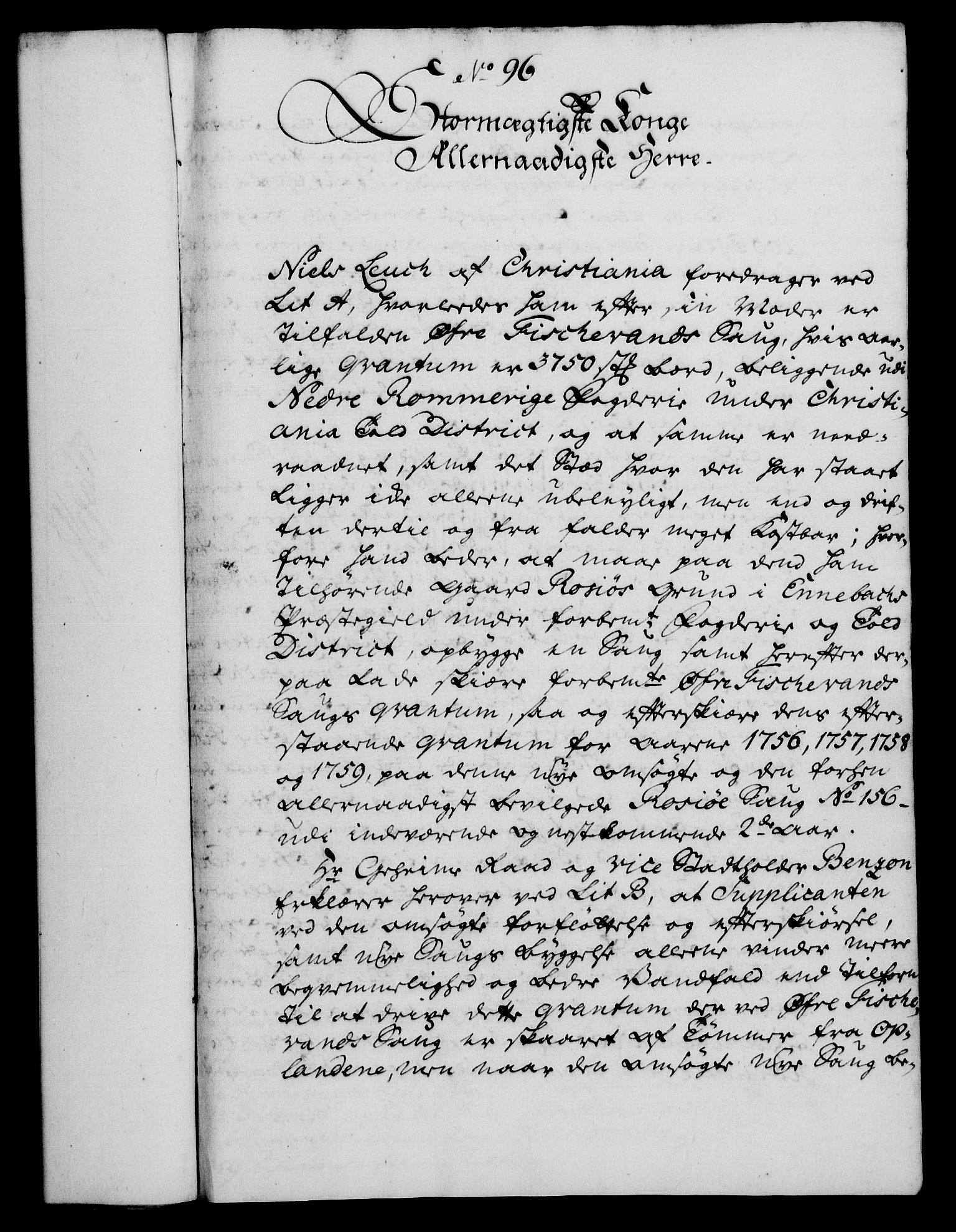 Rentekammeret, Kammerkanselliet, RA/EA-3111/G/Gf/Gfa/L0042: Norsk relasjons- og resolusjonsprotokoll (merket RK 52.42), 1760, p. 345