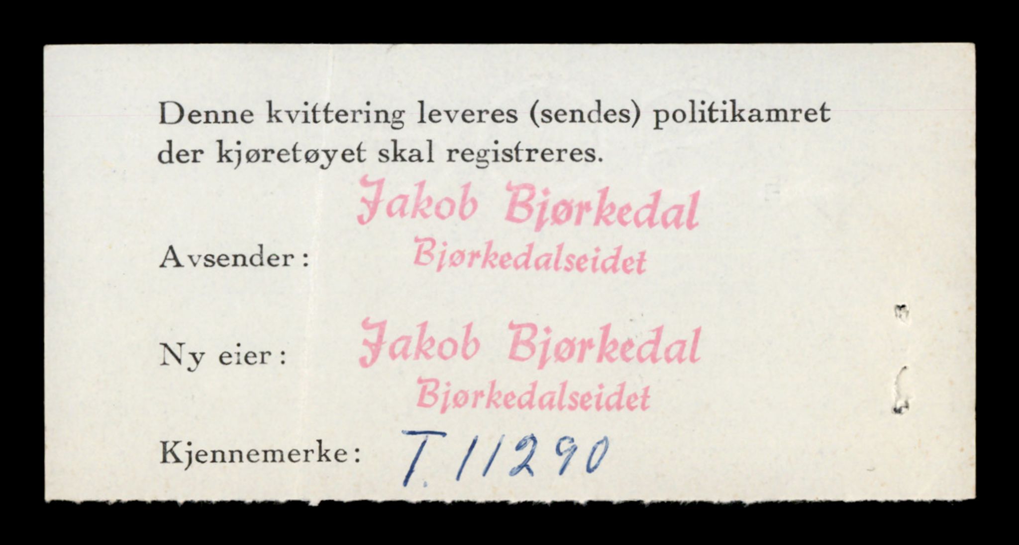 Møre og Romsdal vegkontor - Ålesund trafikkstasjon, AV/SAT-A-4099/F/Fe/L0028: Registreringskort for kjøretøy T 11290 - T 11429, 1927-1998, p. 6