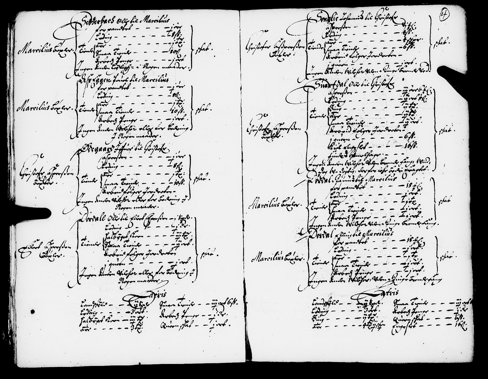 Rentekammeret inntil 1814, Realistisk ordnet avdeling, AV/RA-EA-4070/N/Nb/Nba/L0050: Orkdal fogderi, 1666, p. 3b-4a