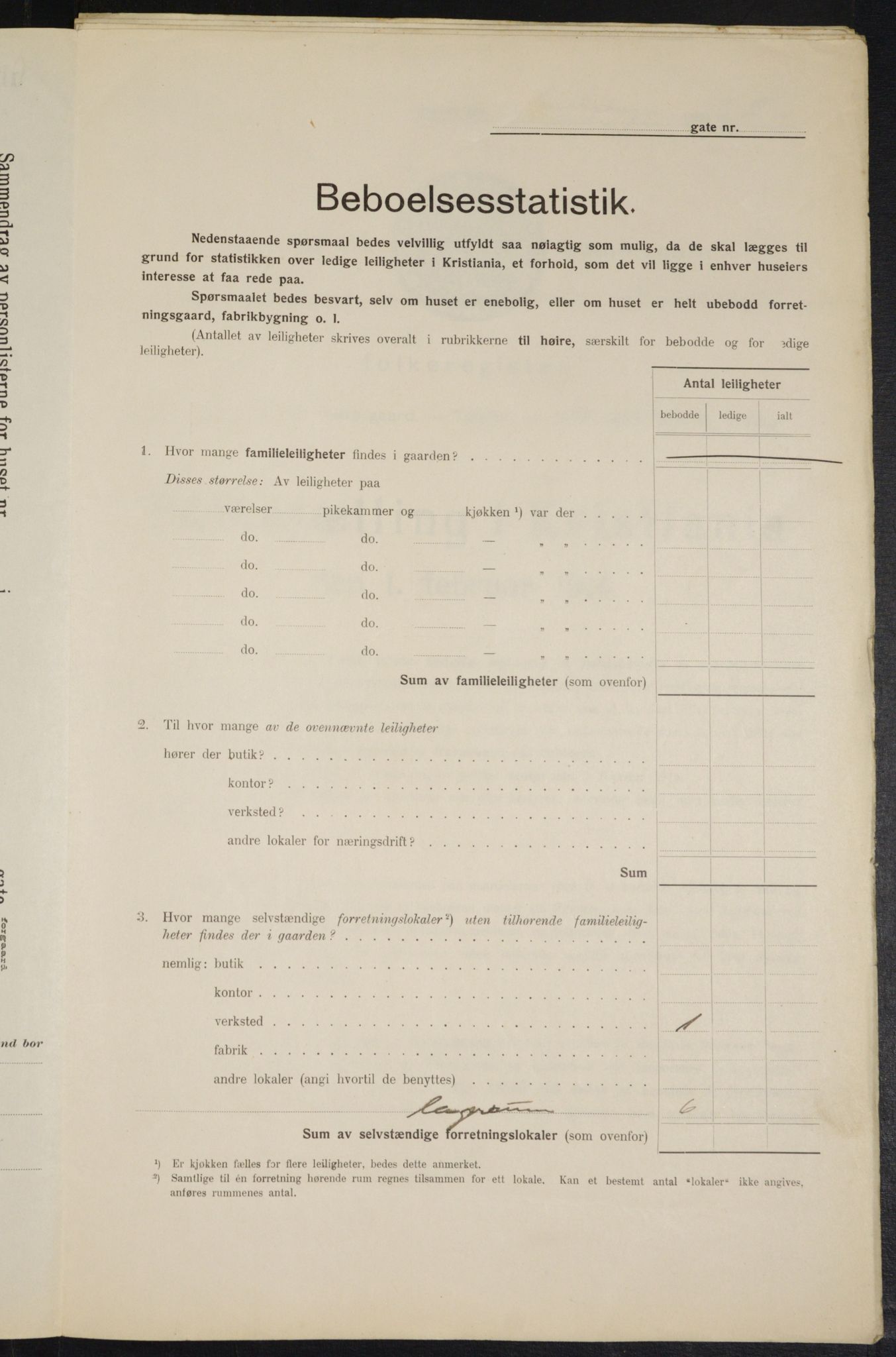 OBA, Municipal Census 1914 for Kristiania, 1914, p. 96835