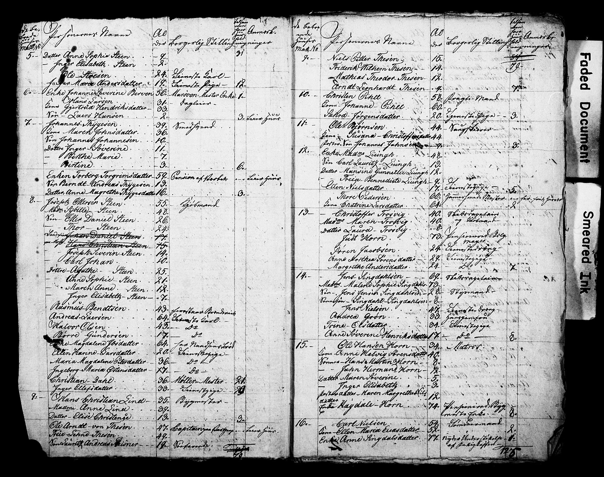 , 1825 Census for Larvik parish, 1825