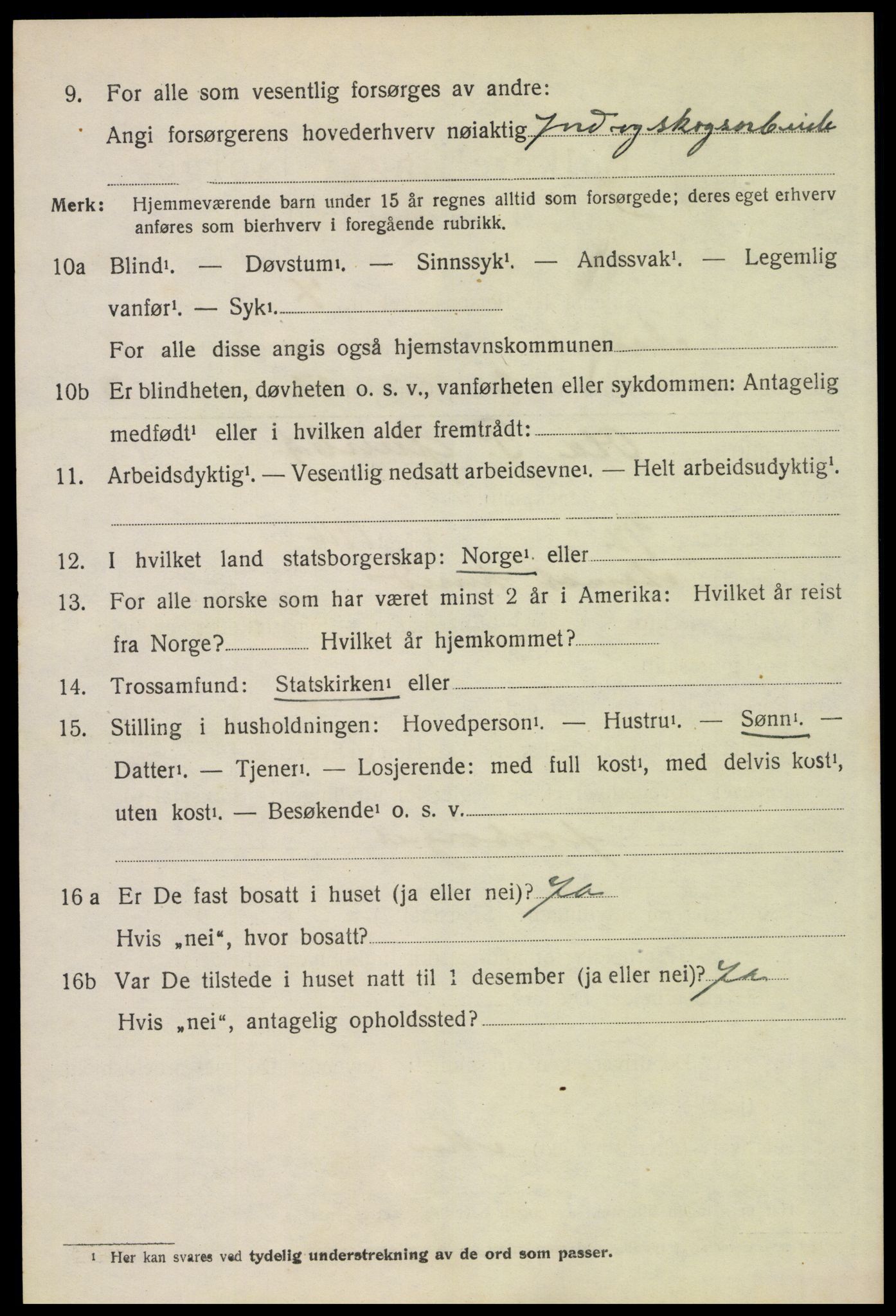 SAH, 1920 census for Åmot, 1920, p. 9436