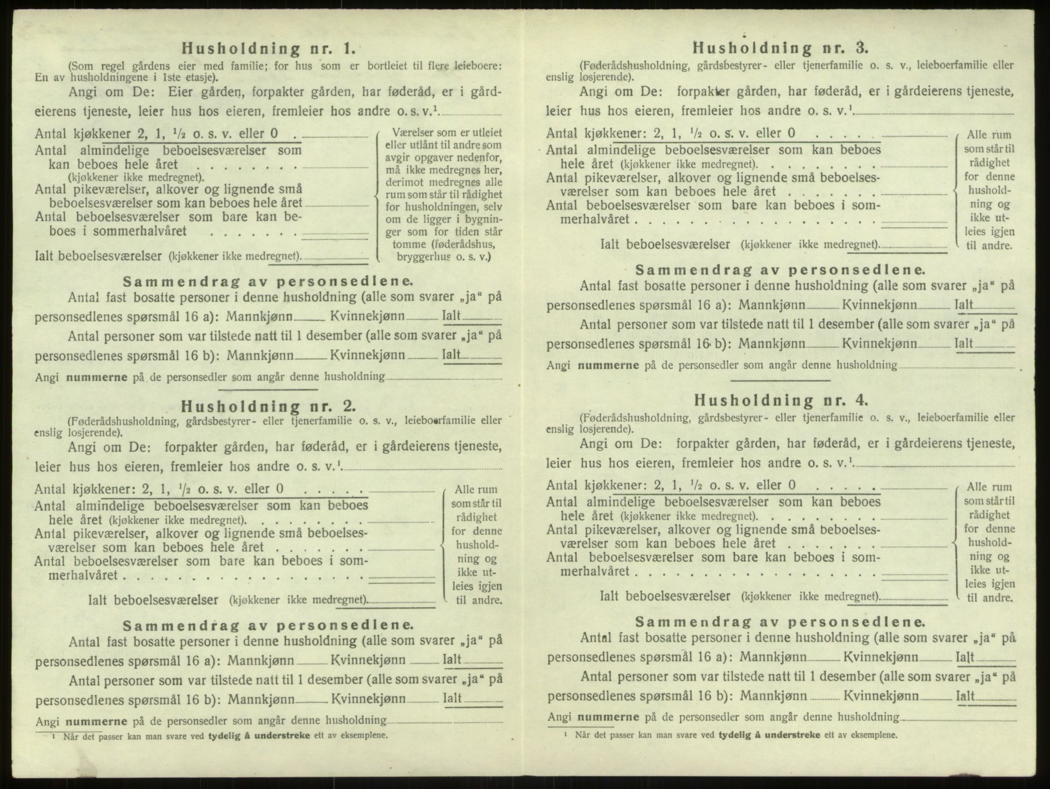 SAB, 1920 census for Haus, 1920, p. 1356