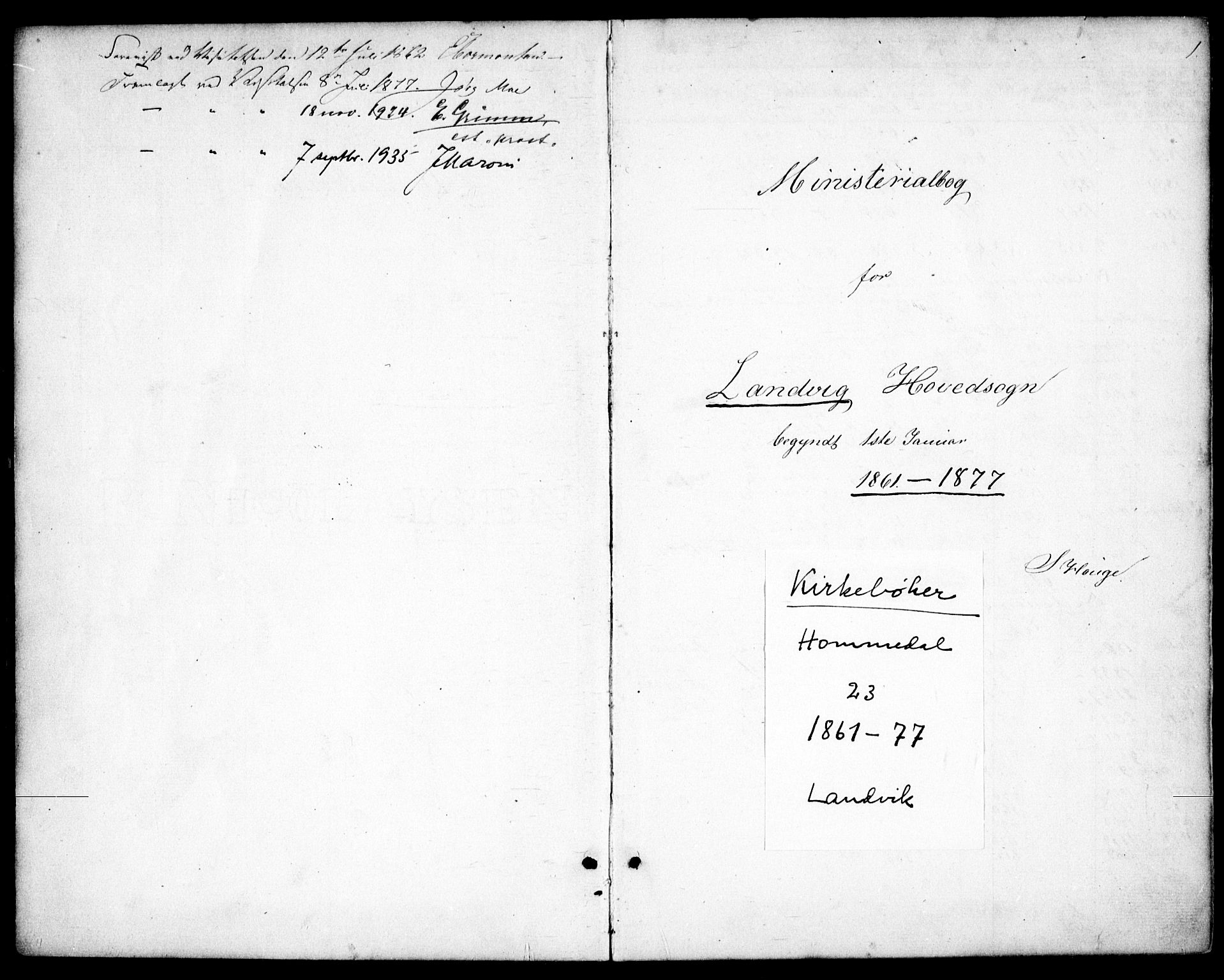 Hommedal sokneprestkontor, AV/SAK-1111-0023/F/Fa/Fab/L0005: Parish register (official) no. A 5, 1861-1877