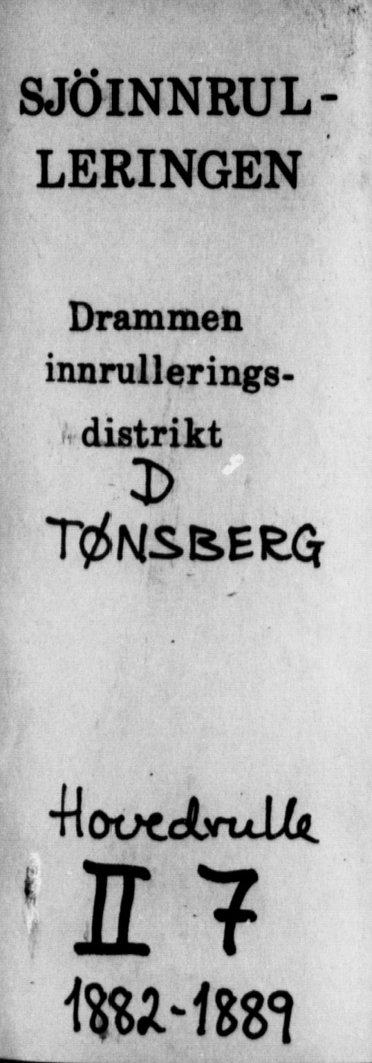 Tønsberg innrulleringskontor, SAKO/A-786/F/Fc/Fcb/L0007: Hovedrulle Patent nr. 6761-7906, 1882-1889, p. 1