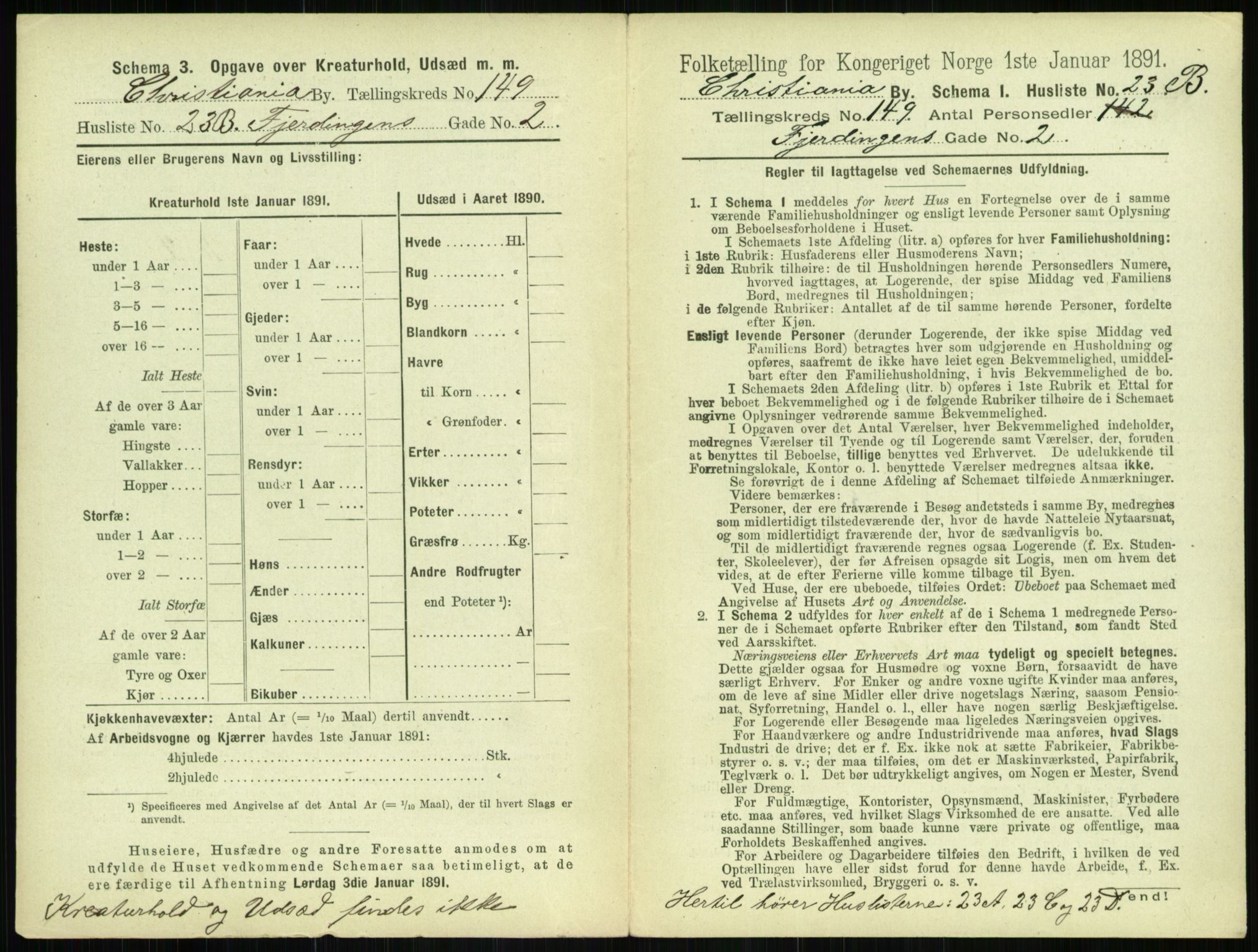RA, 1891 census for 0301 Kristiania, 1891, p. 83141