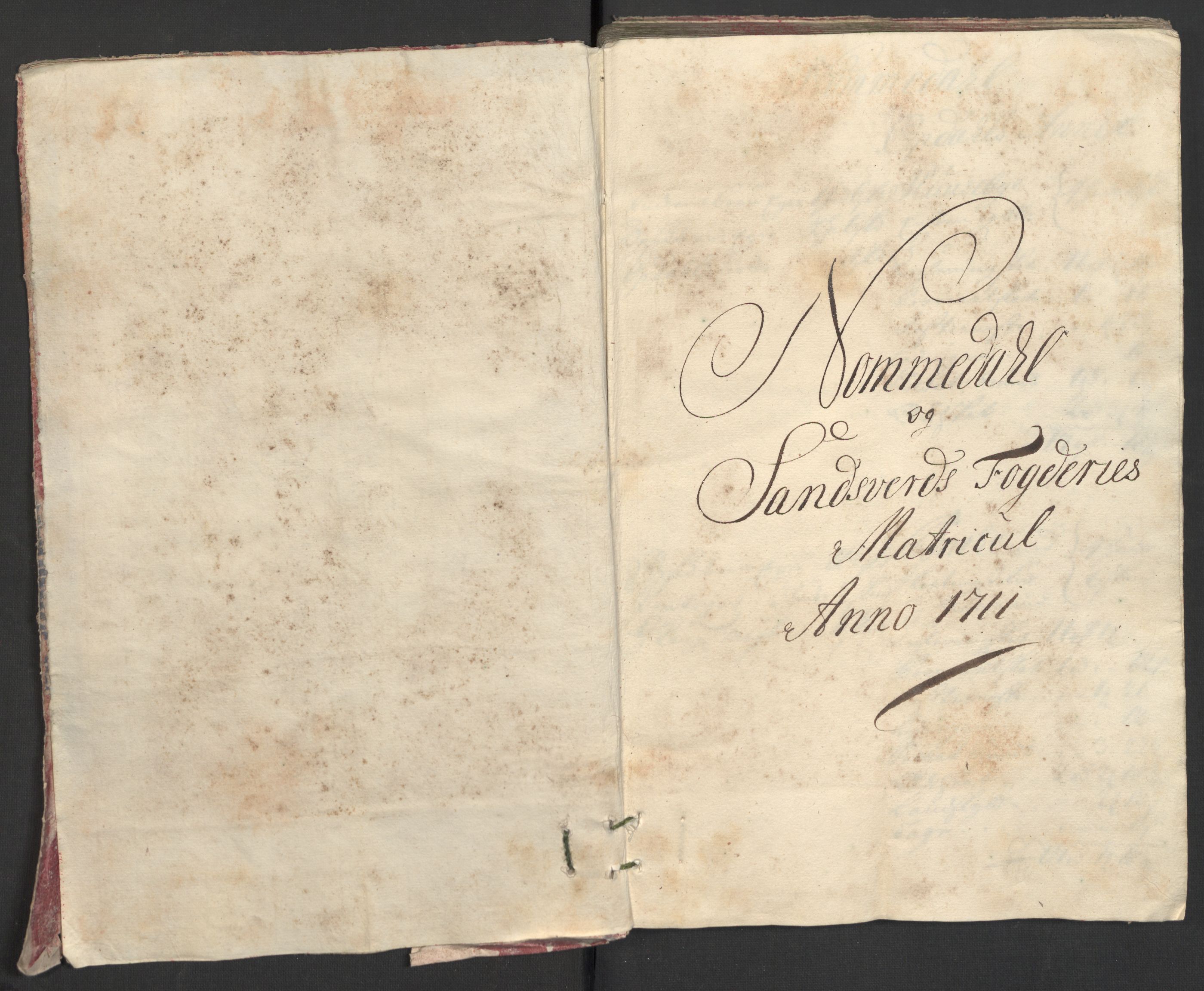 Rentekammeret inntil 1814, Reviderte regnskaper, Fogderegnskap, RA/EA-4092/R24/L1586: Fogderegnskap Numedal og Sandsvær, 1711, p. 56