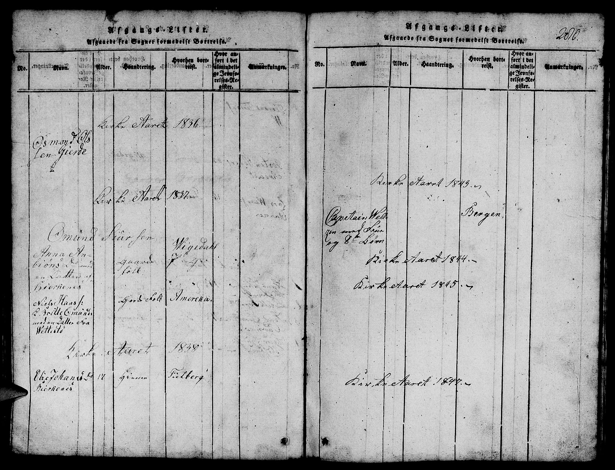 Etne sokneprestembete, SAB/A-75001/H/Hab: Parish register (copy) no. B 1, 1815-1850, p. 280