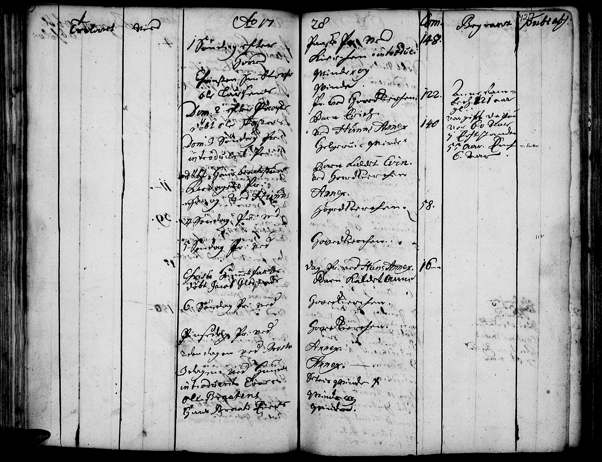 Vardal prestekontor, AV/SAH-PREST-100/H/Ha/Haa/L0001: Parish register (official) no. 1, 1706-1748, p. 127