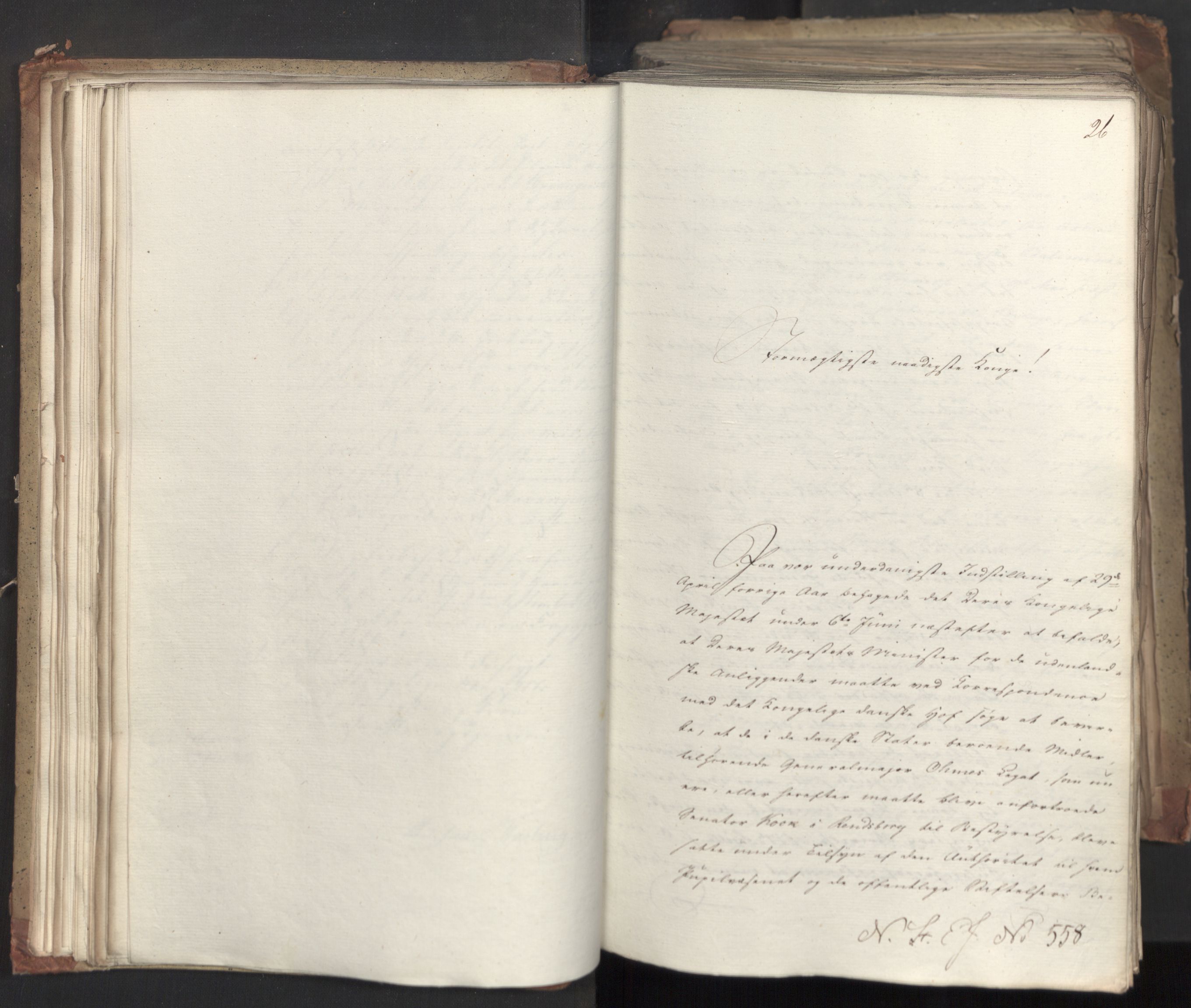 Statsrådsavdelingen i Stockholm, AV/RA-S-1003/D/Da/L0035: Regjeringsinnstillinger nr. 541-840, 1823, p. 45