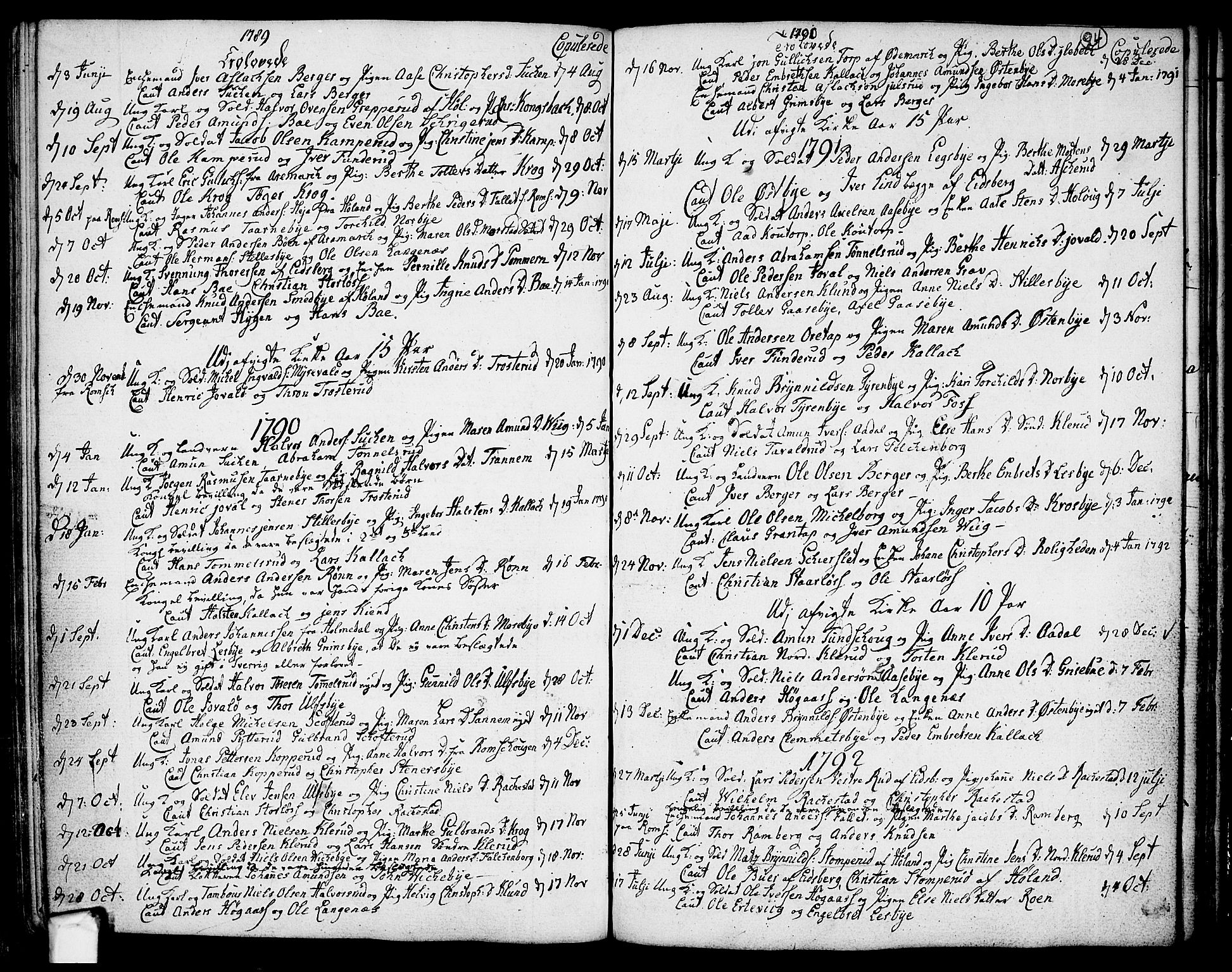 Rødenes prestekontor Kirkebøker, SAO/A-2005/F/Fa/L0003: Parish register (official) no. I 3, 1777-1814, p. 94