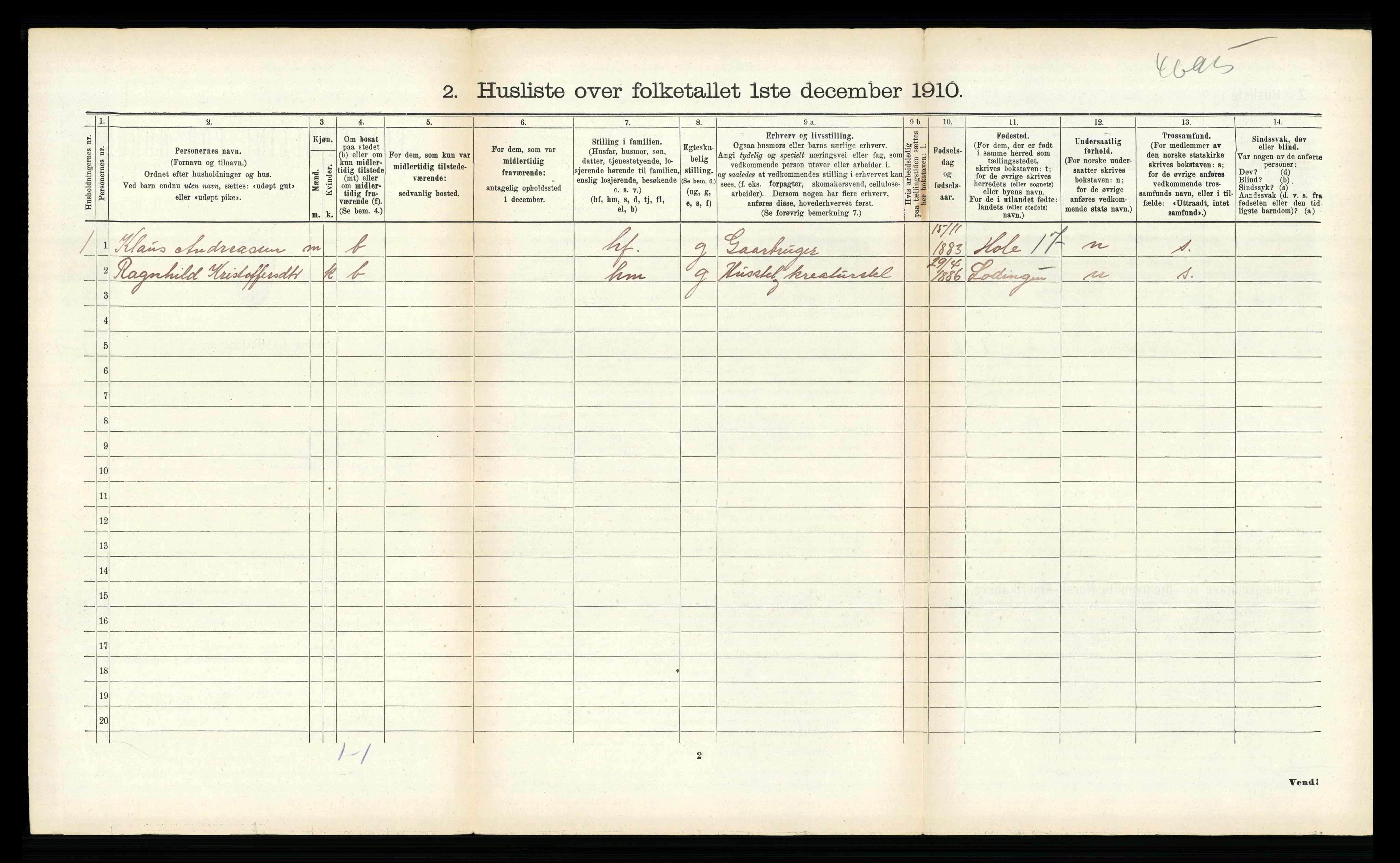 RA, 1910 census for Bø, 1910, p. 844