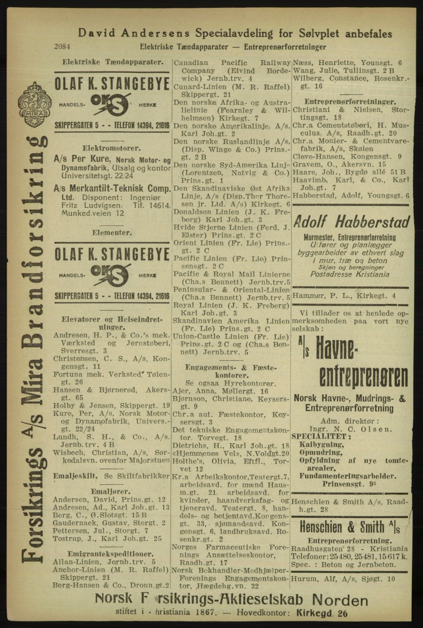 Kristiania/Oslo adressebok, PUBL/-, 1918, p. 2237