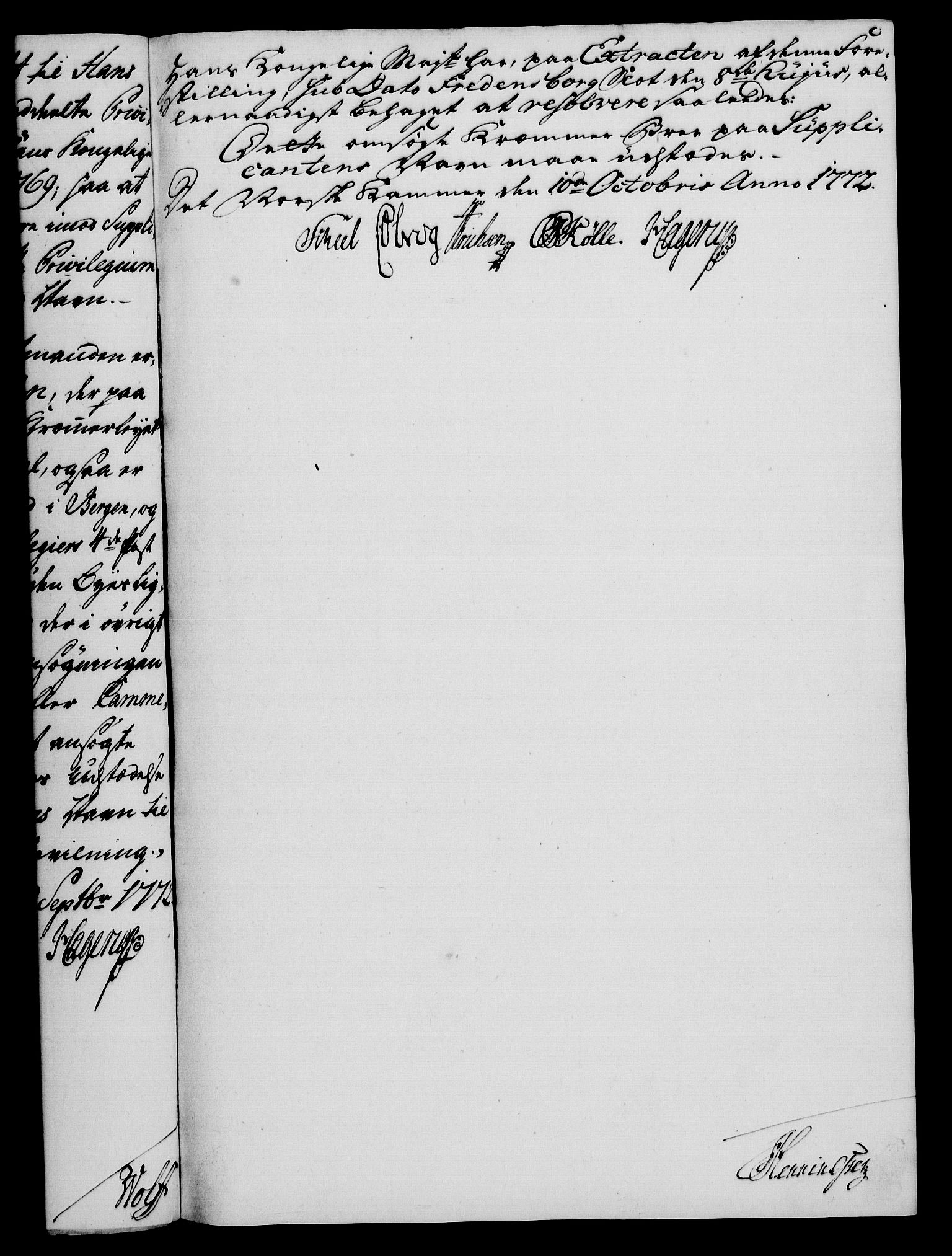 Rentekammeret, Kammerkanselliet, RA/EA-3111/G/Gf/Gfa/L0054: Norsk relasjons- og resolusjonsprotokoll (merket RK 52.54), 1771-1772, p. 645